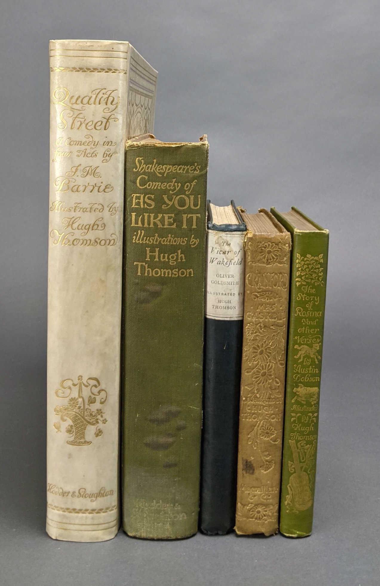 5 vols. Books Illustrated by Hugh Thomson. (1 of 7)