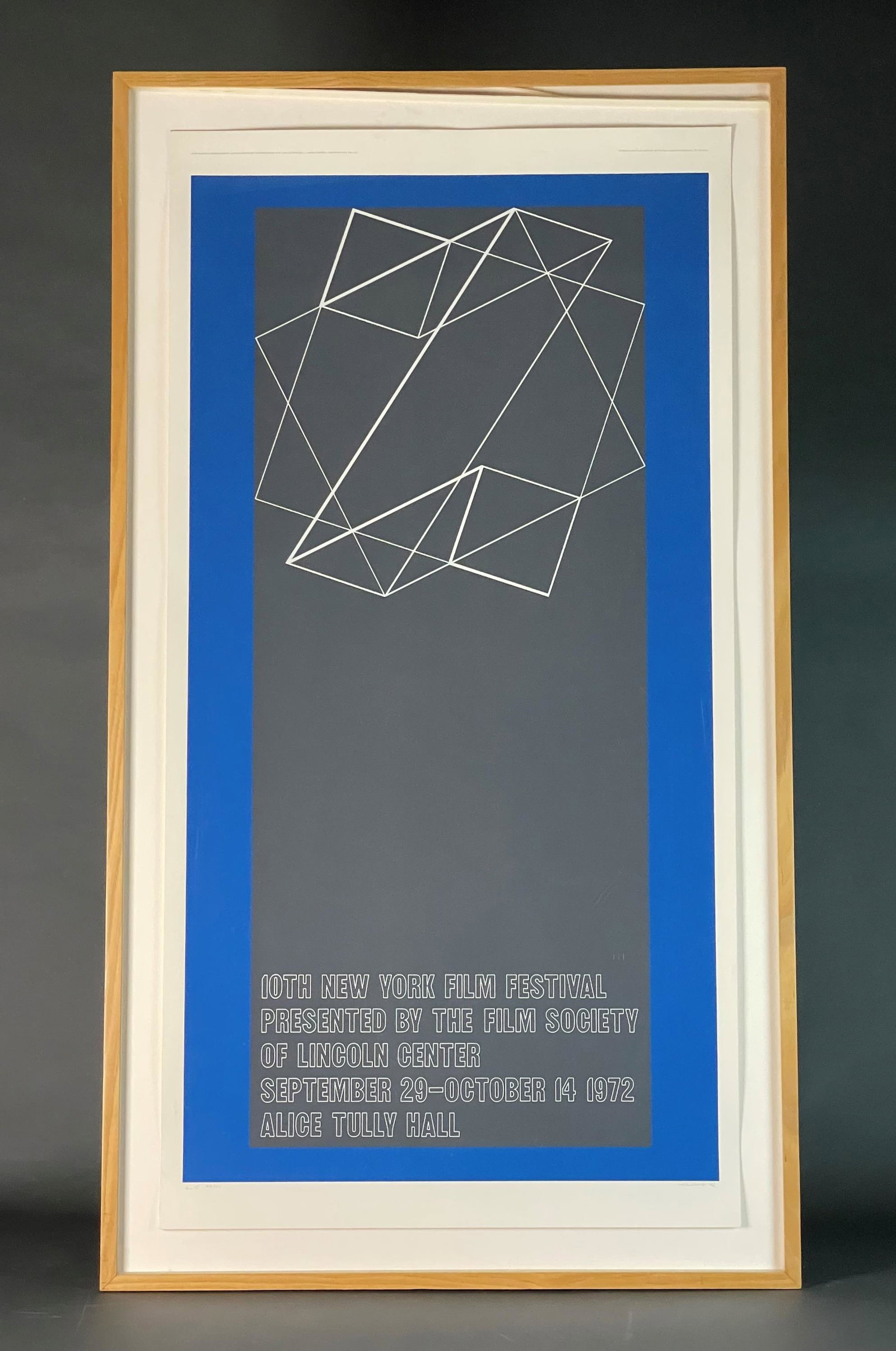Albers. New York Film Festival poster. c.1972. (1 of 4)