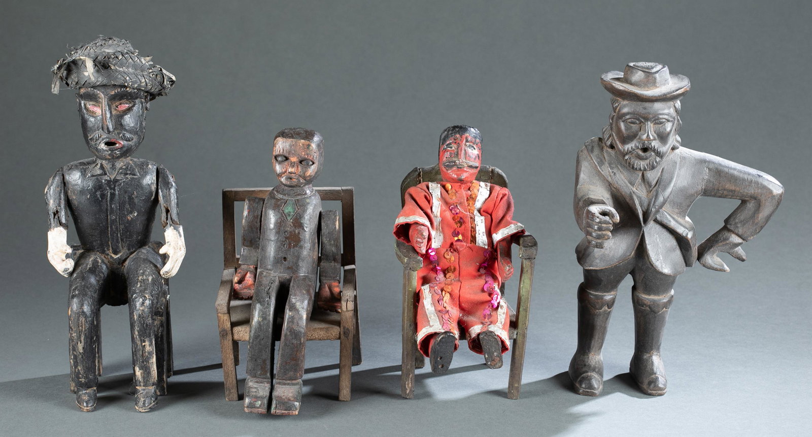 4 Maximon Figures, 20th Century. (1 of 8)