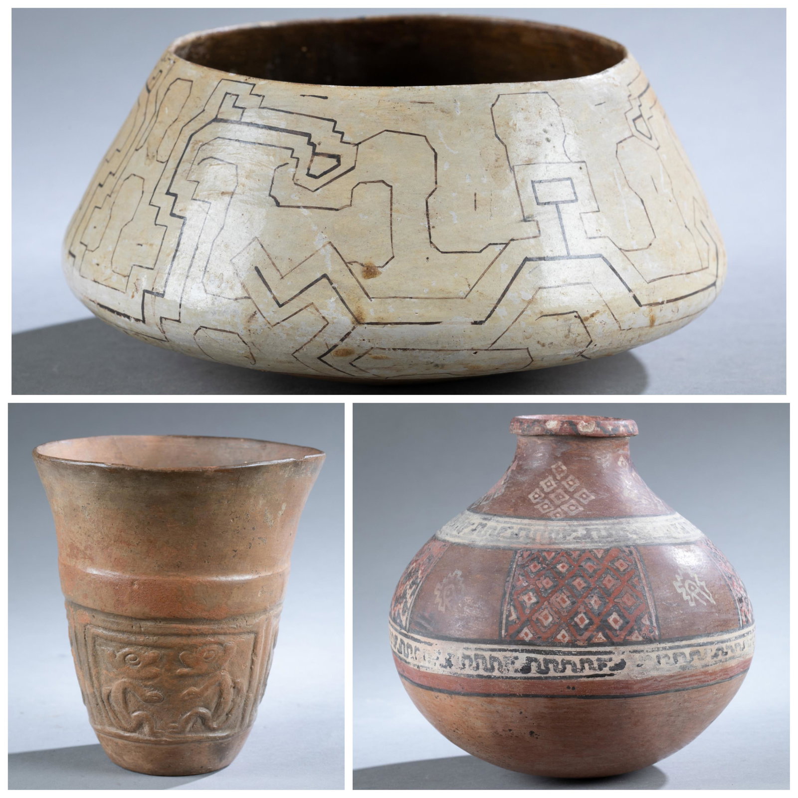 3 Peru Vessels. (1 of 18)
