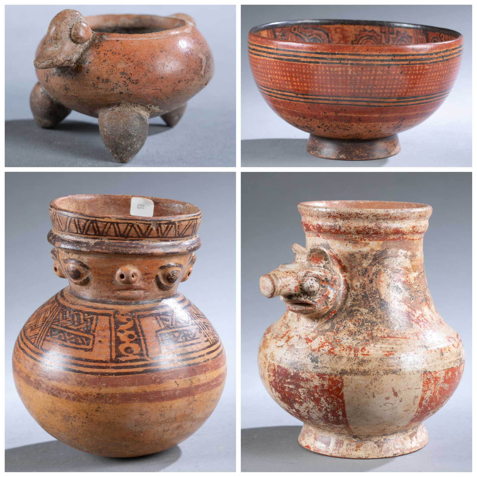 4 Nicoya Vessels, Costa Rica. (1 of 20)