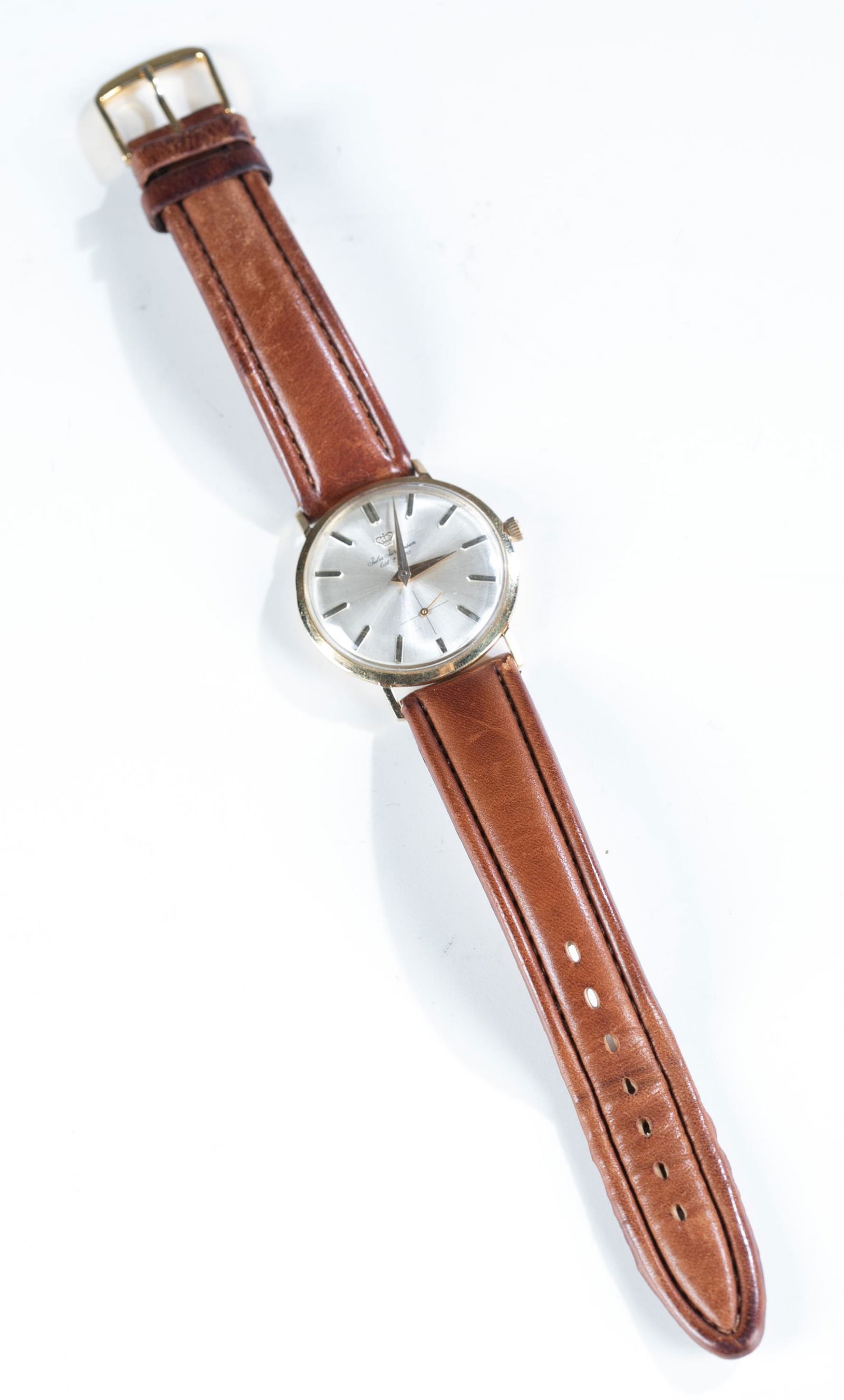 14k Jules Jurgensen wristwatch. (1 of 3)