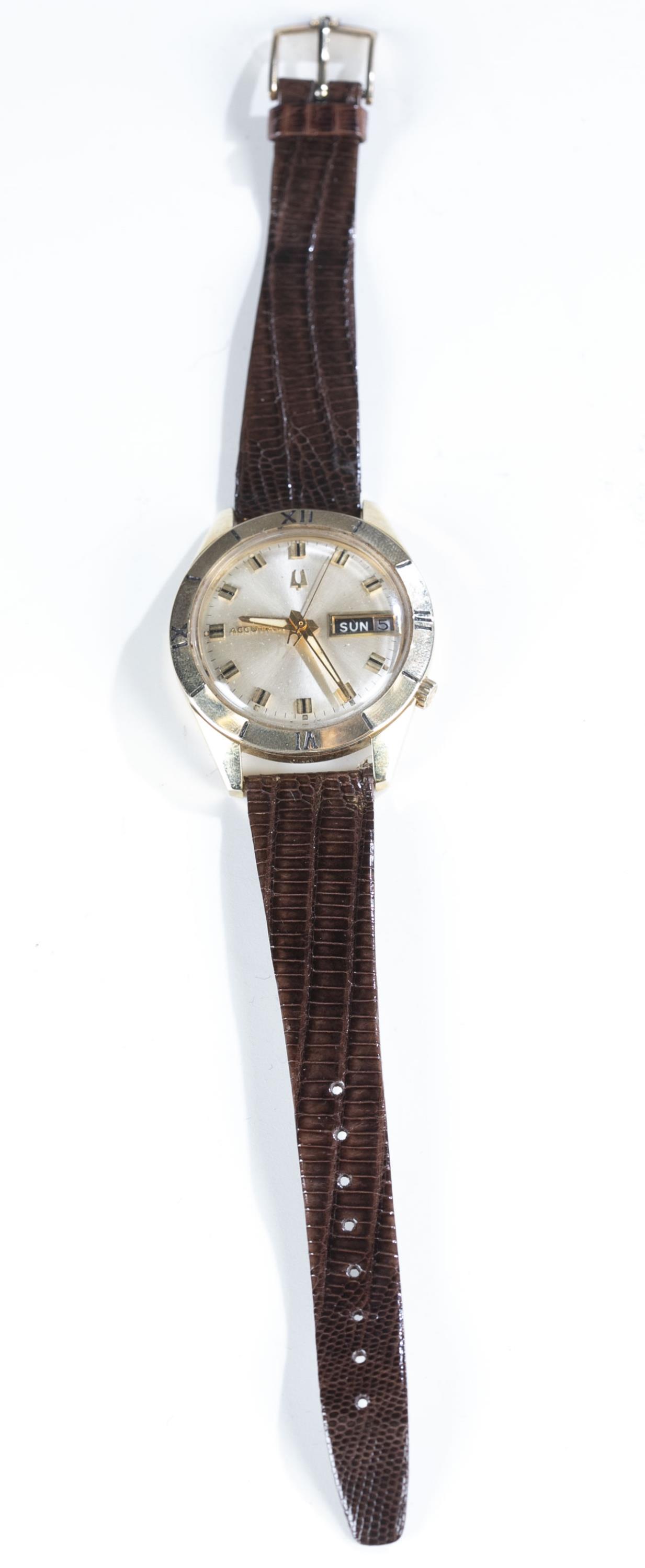 Bulova Accutron 14k wristwatch. (1 of 3)