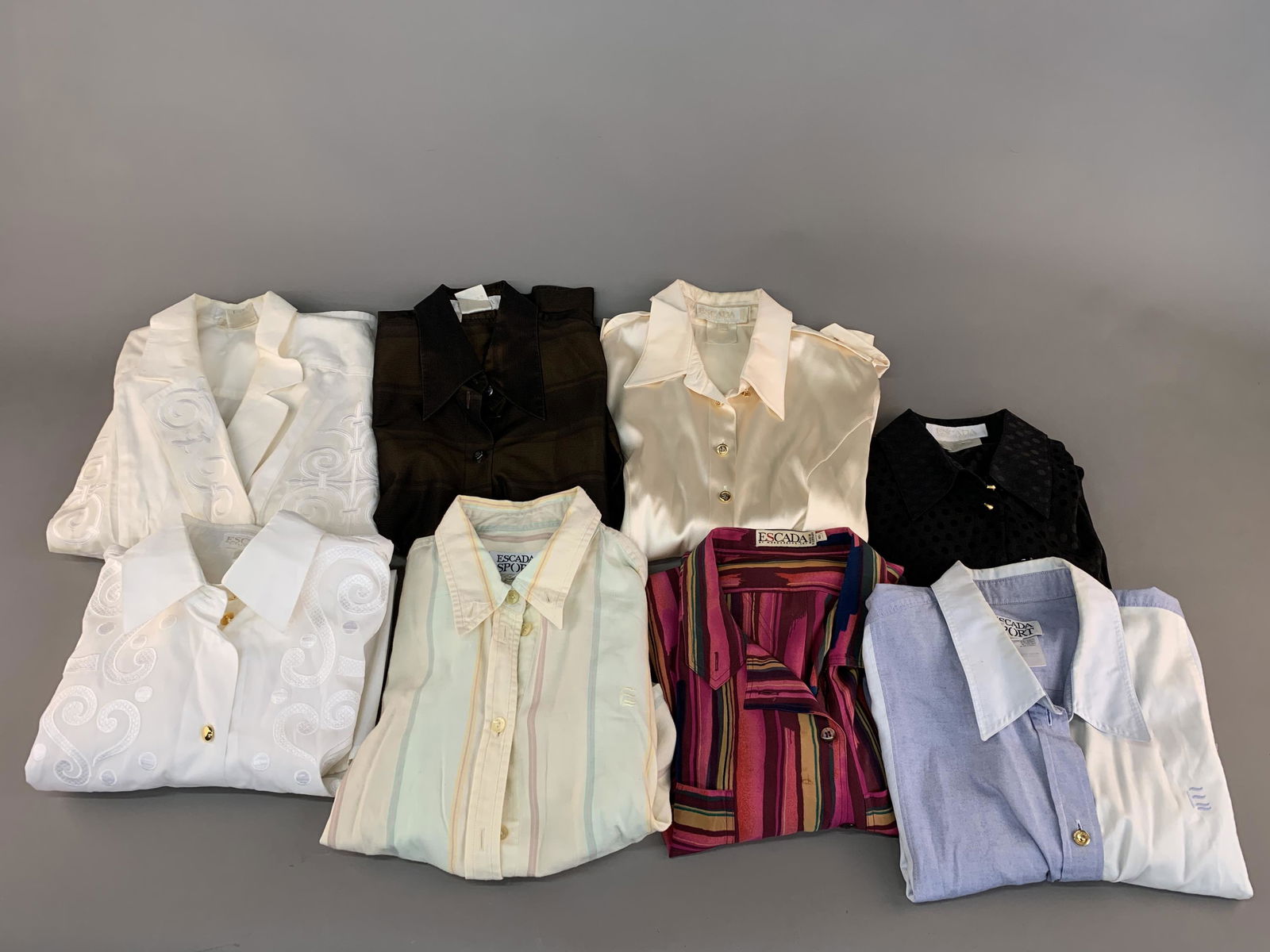 8 Escada Long Sleeve Shirts. (1 of 3)