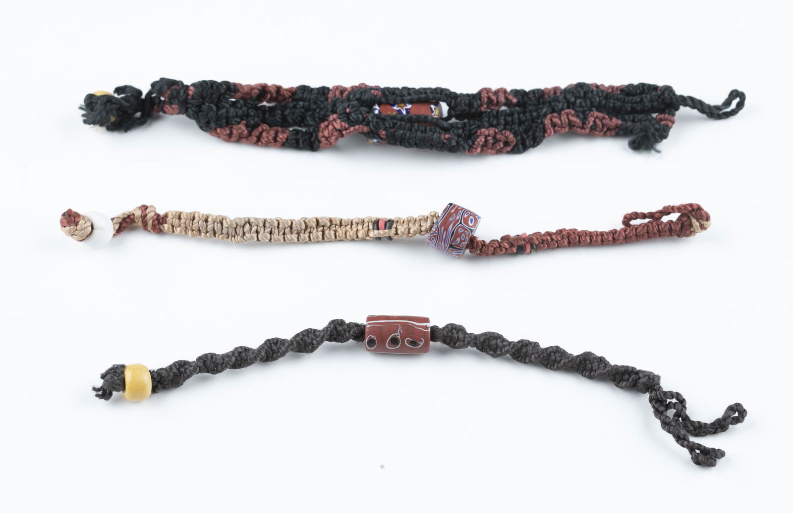 3 African Trade Bead Bracelets. (1 of 7)