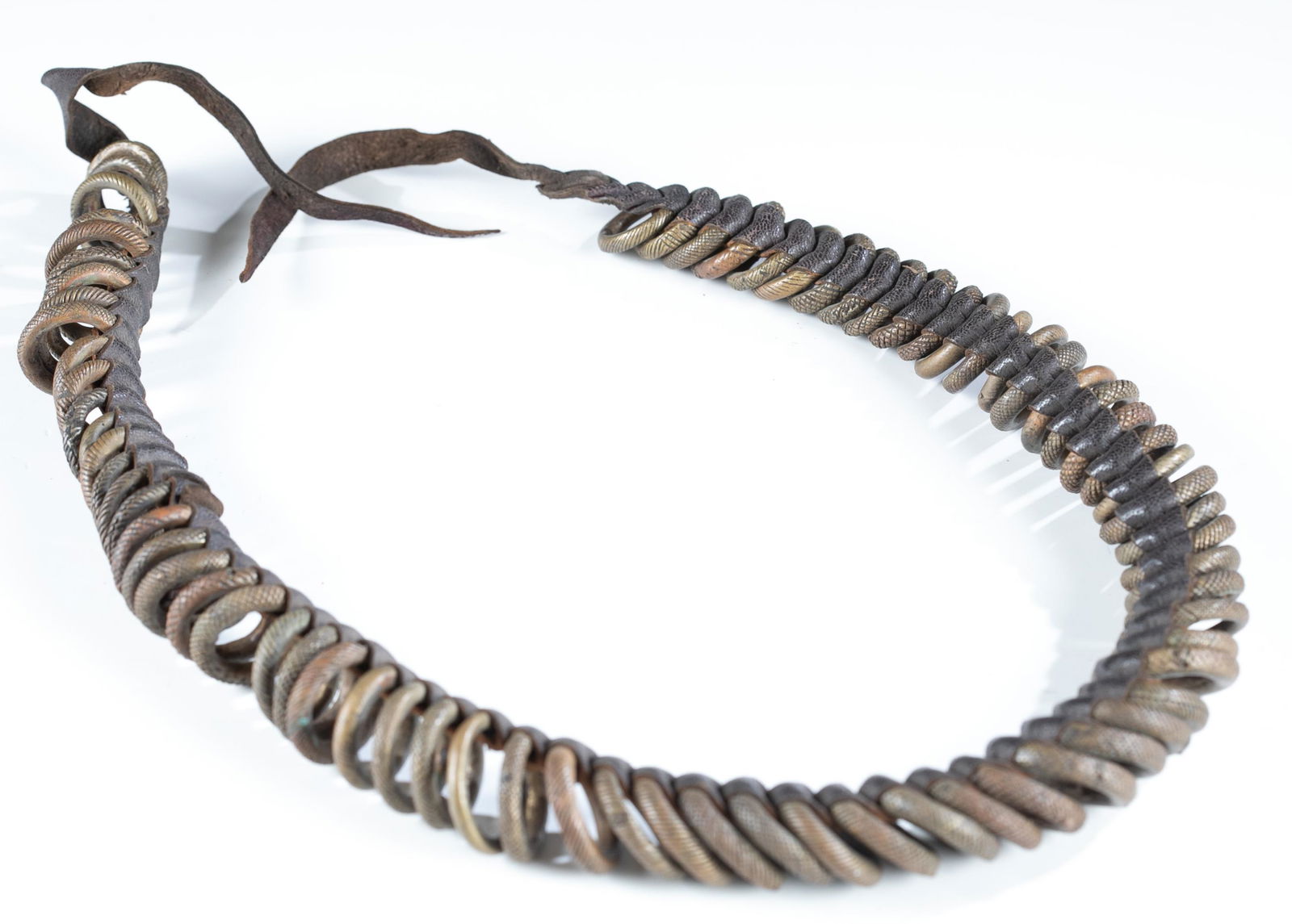 African bronze currency rings. (1 of 3)