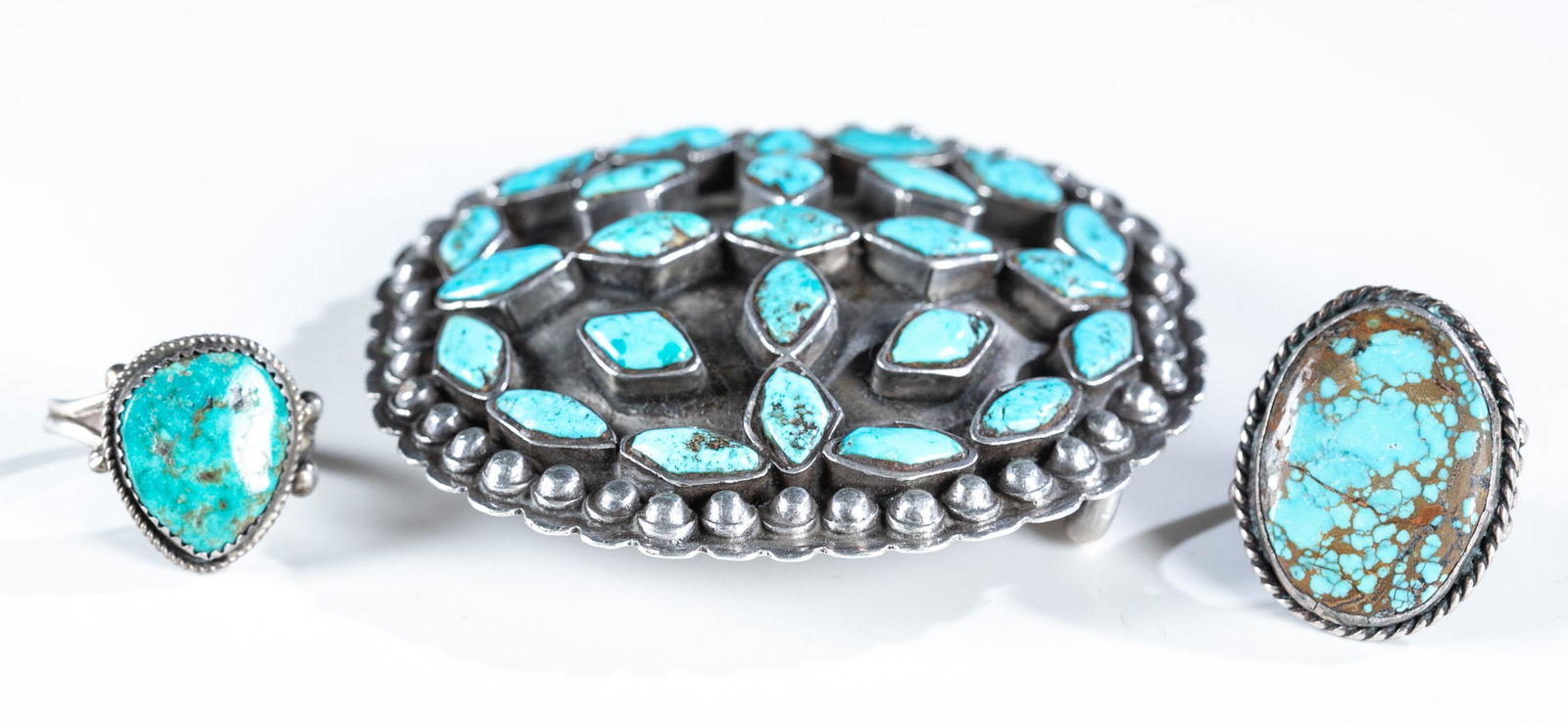 3 Pieces of Southwest jewelry. (1 of 10)