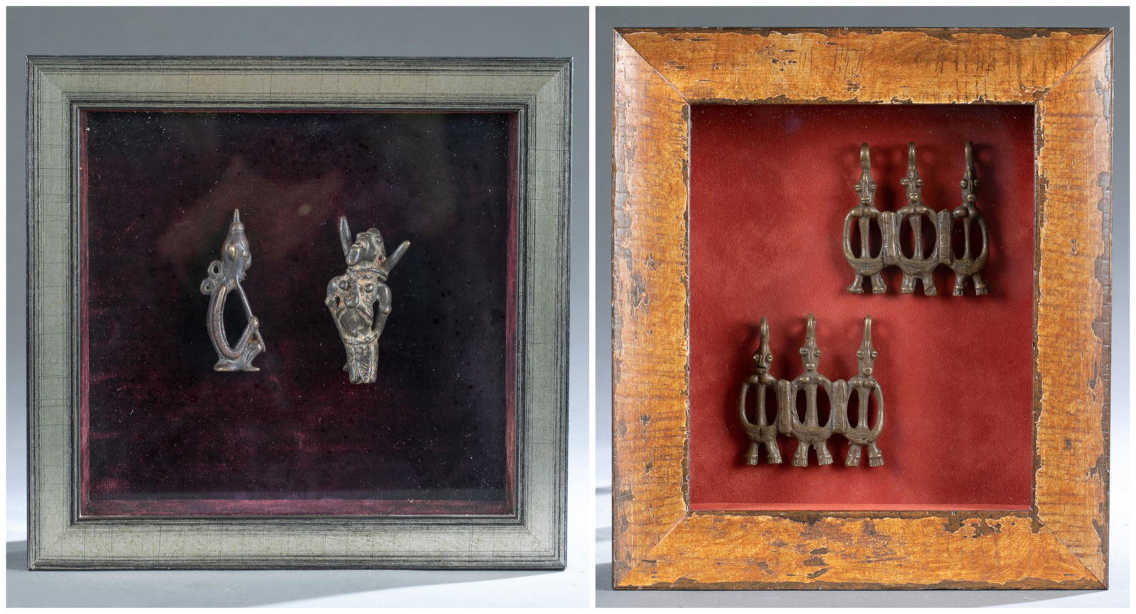 2 Framed African Pendants. (1 of 8)