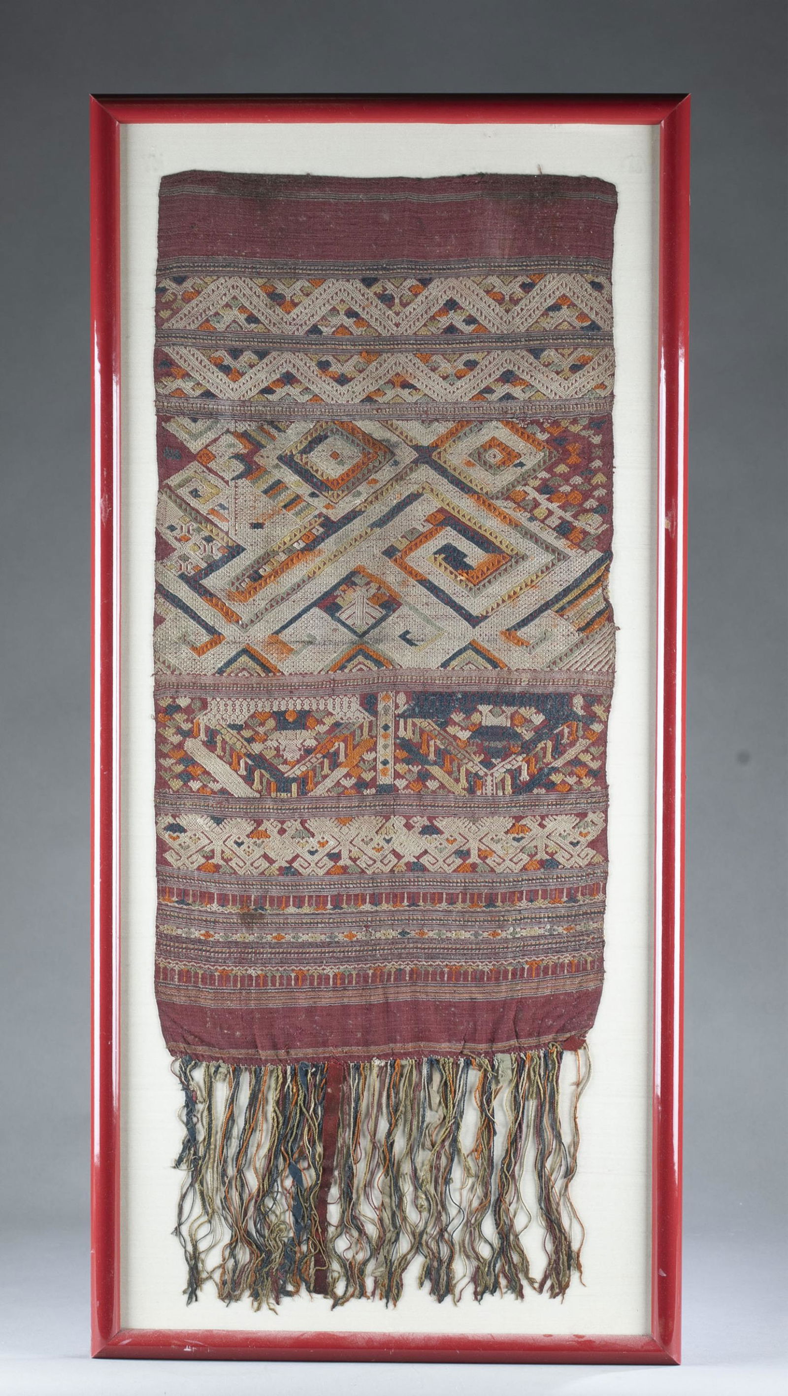Framed Textile, Laos. (1 of 3)