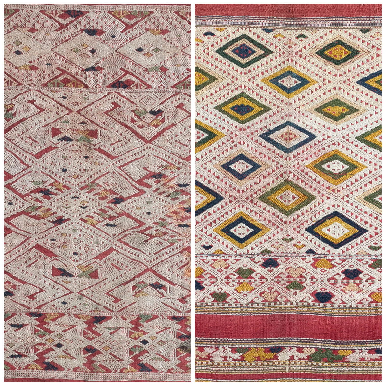 2 Framed Textiles, Laos. (1 of 7)