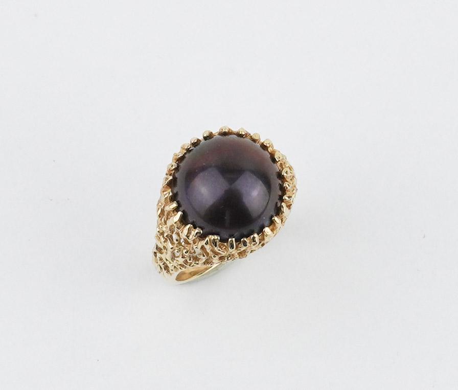 14KYG and Black Pearl Ring (1 of 2)