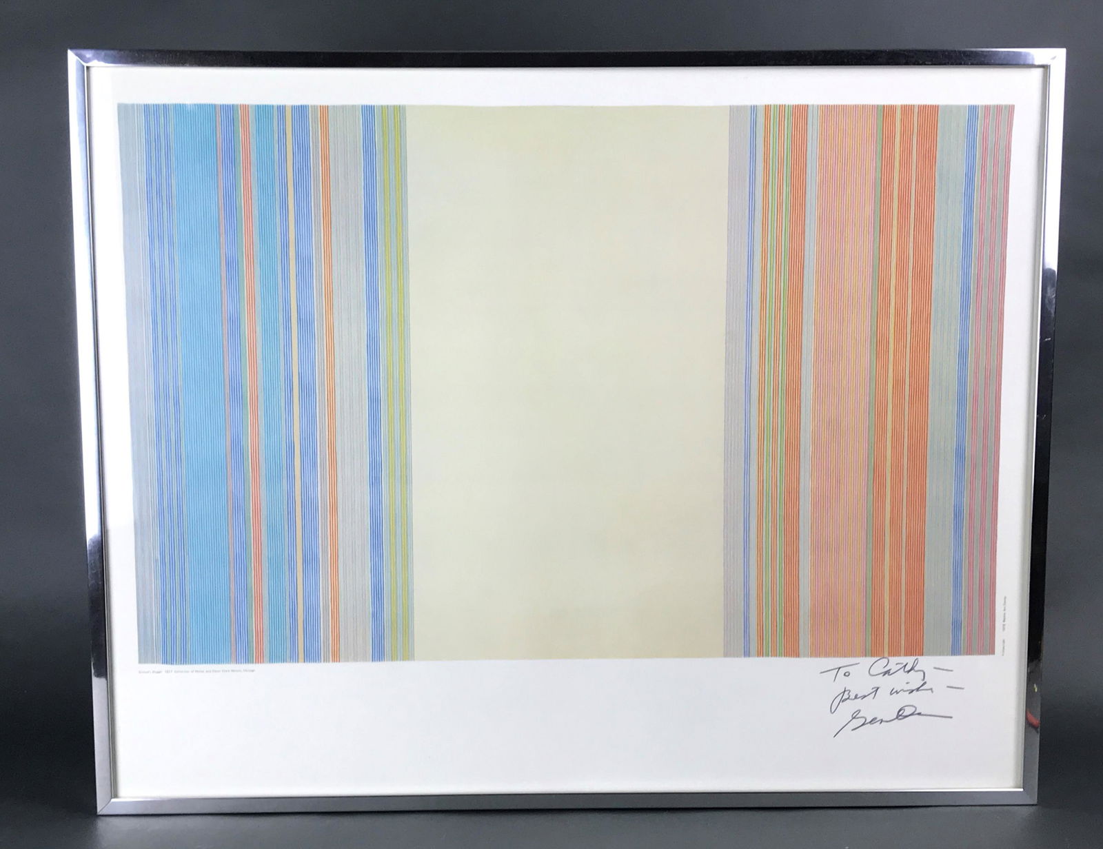 Gene Davis. Signed Sinbad's Dagger Poster. 1978. (1 of 5)