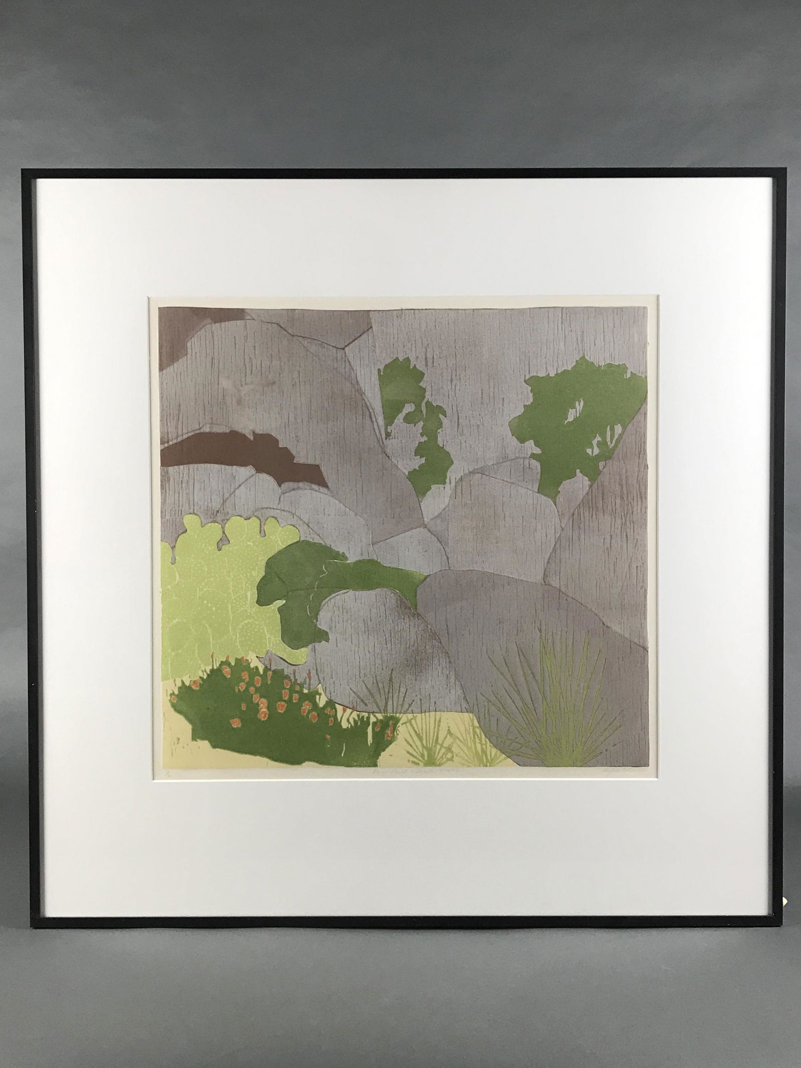 Phyllis Cohen. View Point South West I. Woodblock. (1 of 5)