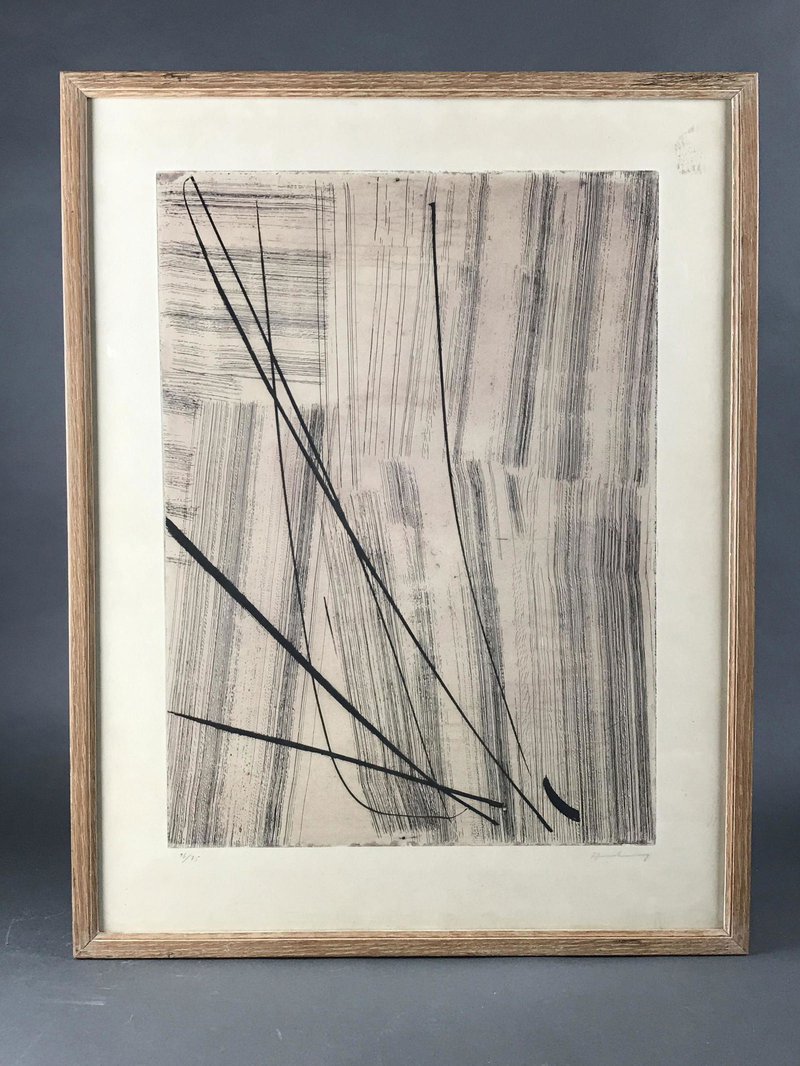 Hans Hartung. Etching. Gravure 20. 1953. (1 of 3)