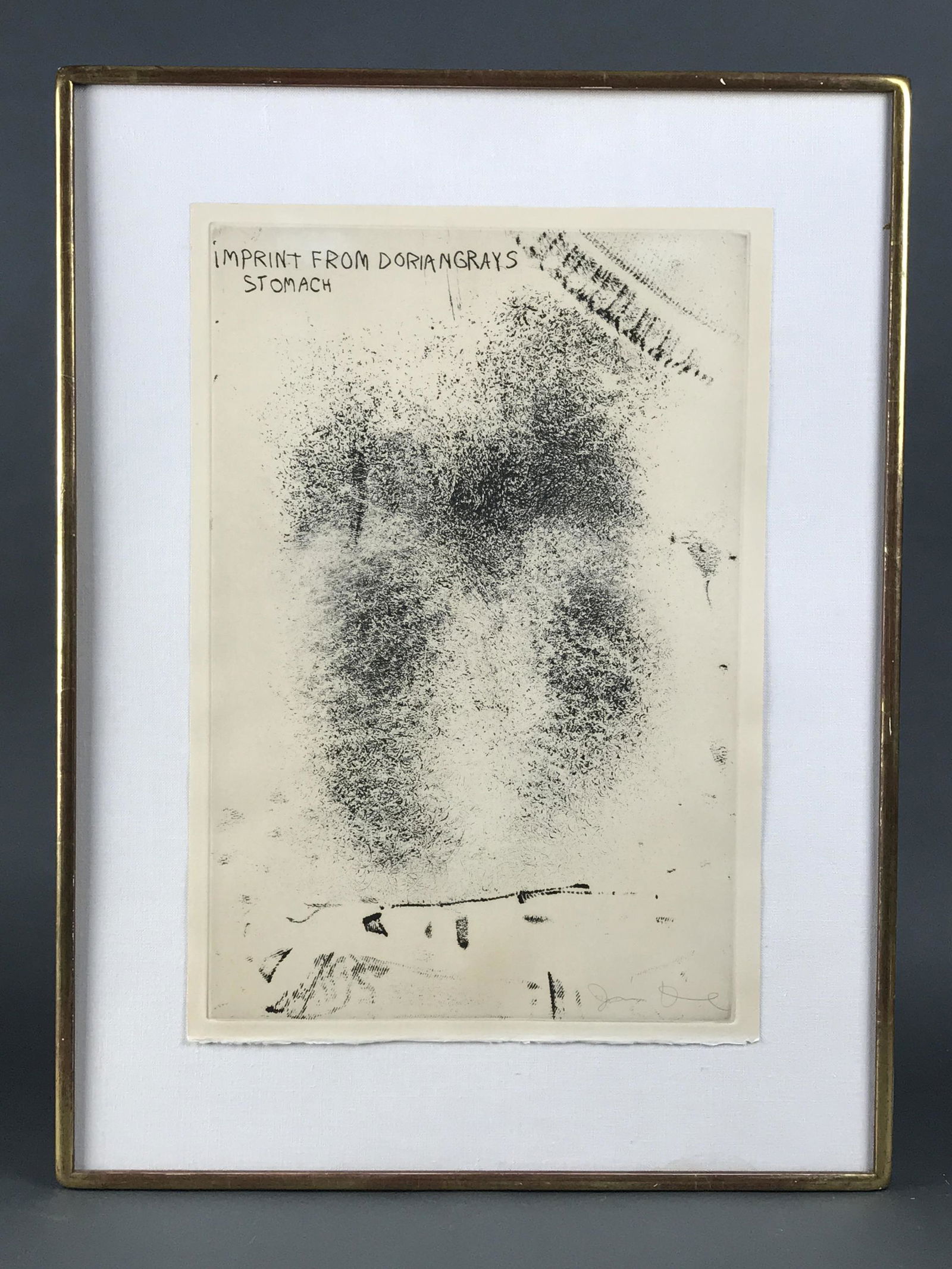 Jim Dine. Imprint from Dorian Gray's Stomach. 1968 (1 of 5)