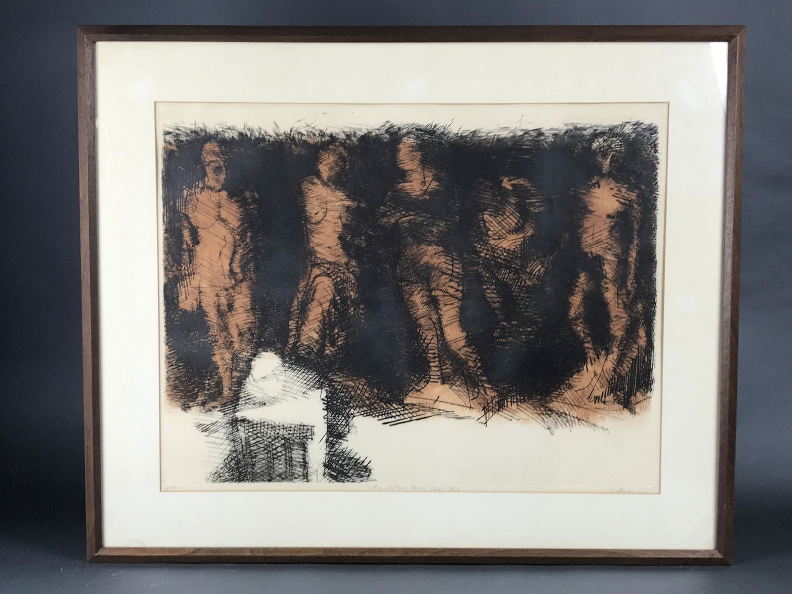 Gerson Leiber. Antique Room. Etching. (1 of 7)
