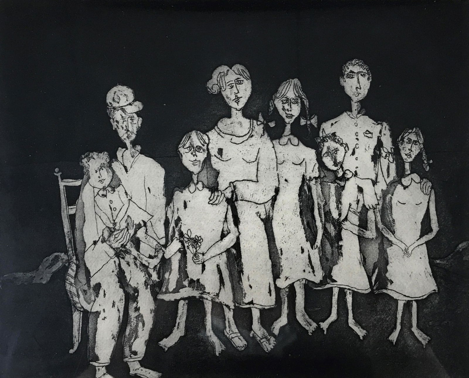 2 Benjamin Levy Etchings. Signed. (1 of 10)