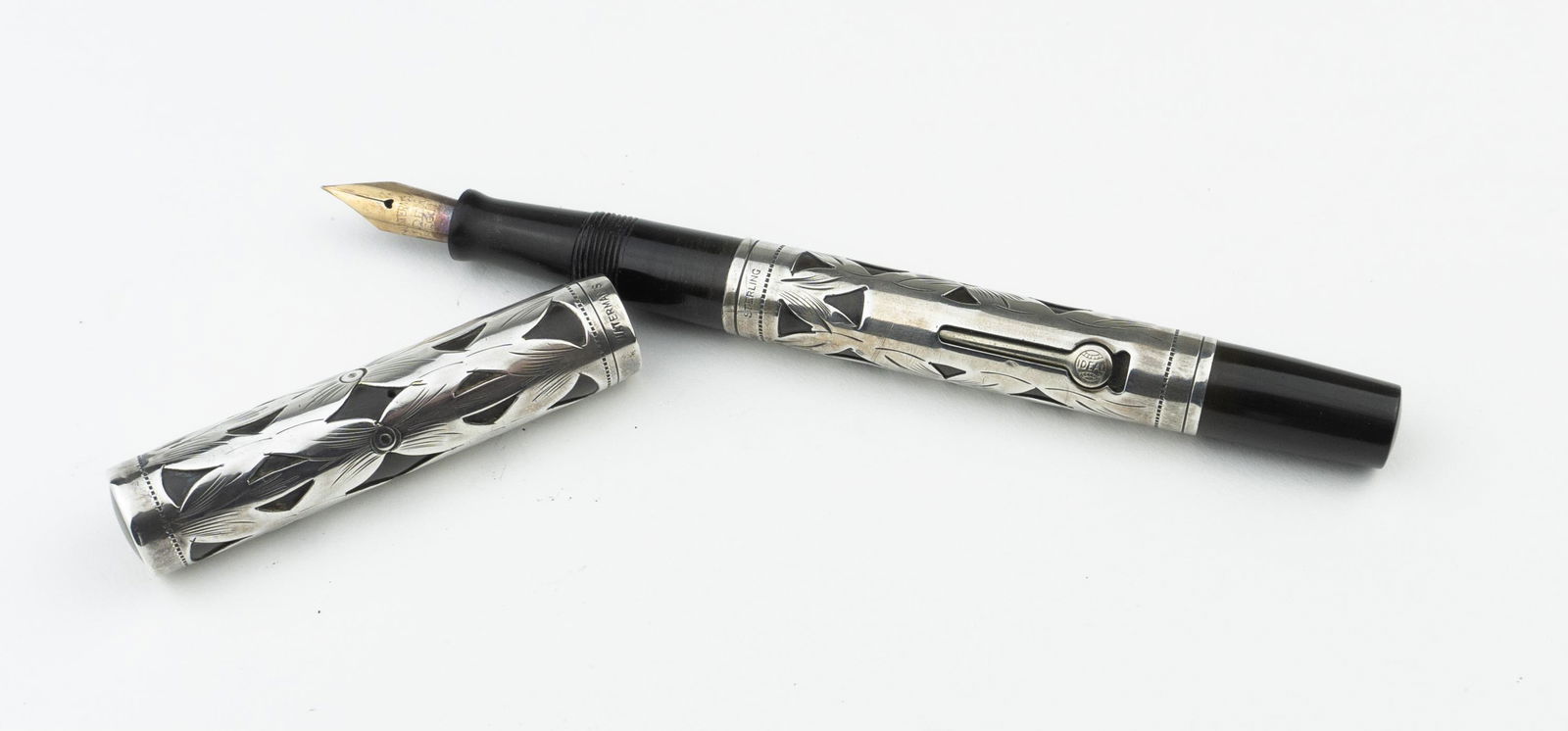 Waterman Sterling Silver Overlay #452 Fountain Pen (1 of 2)