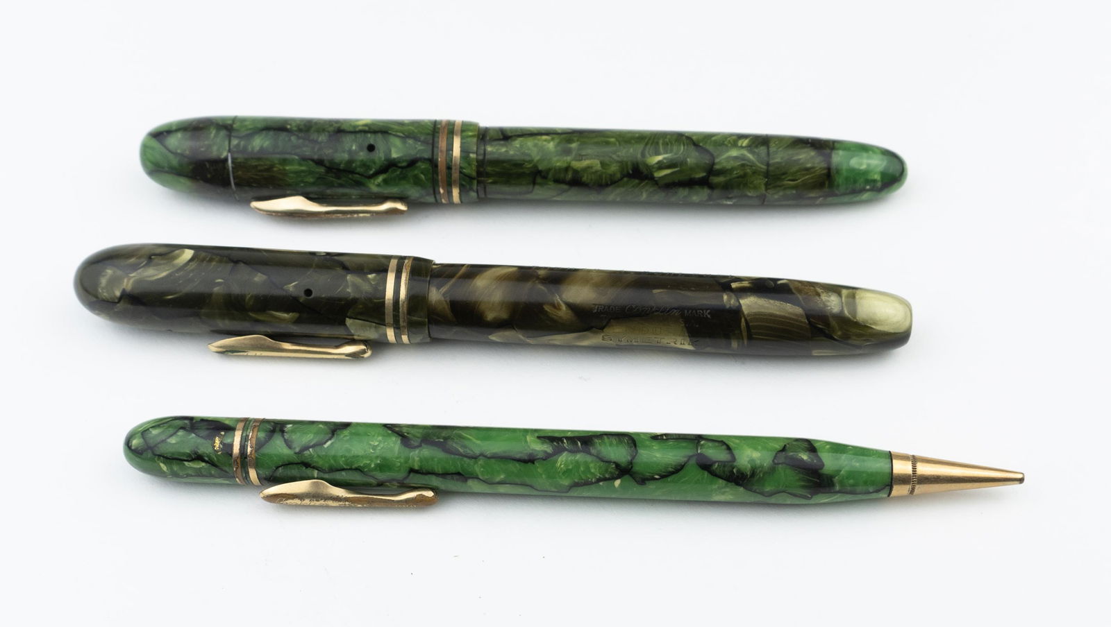 Grouping of Three Conklin Writing Instruments (1 of 2)