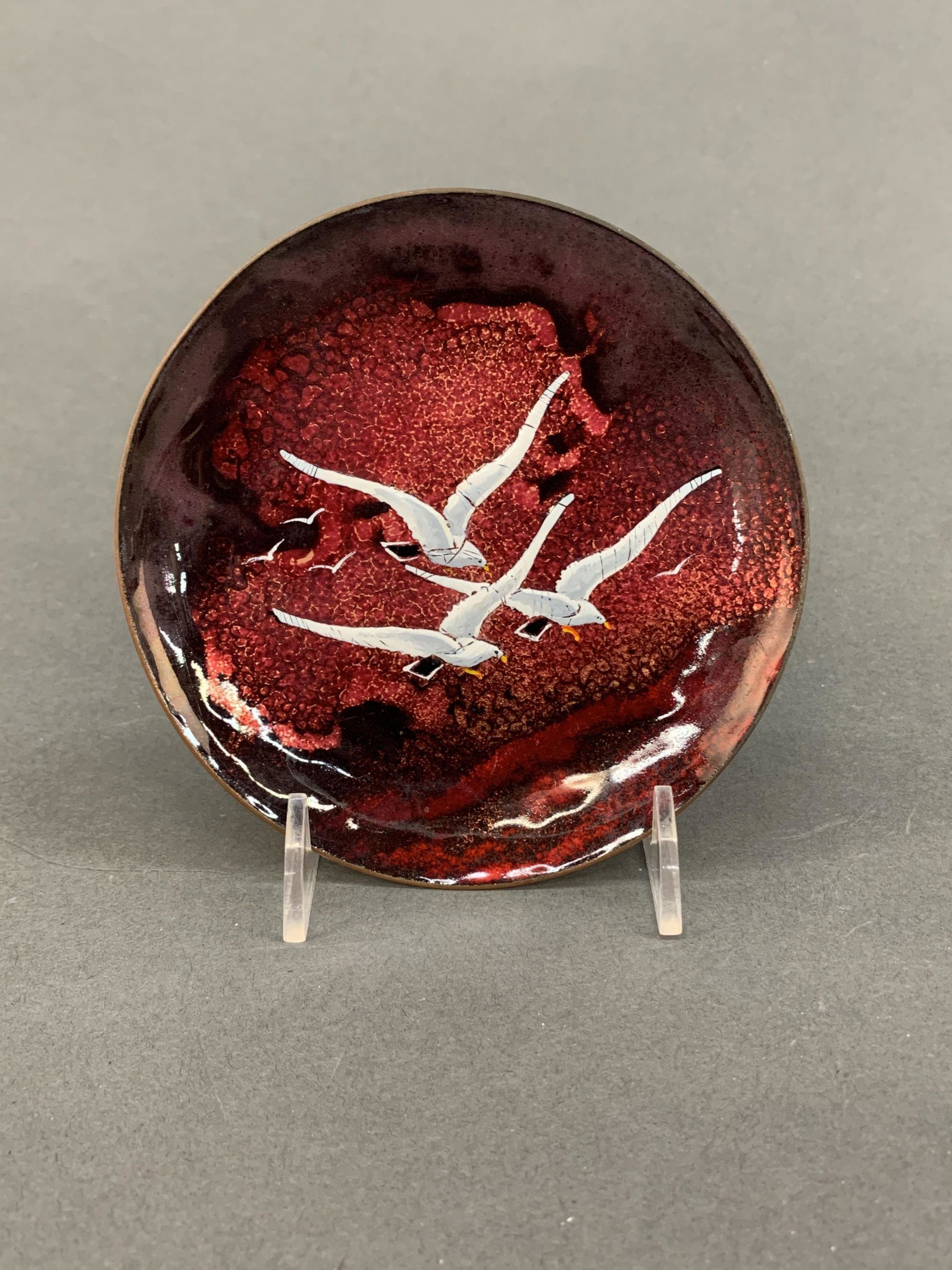 Enamel painted dish (1 of 4)