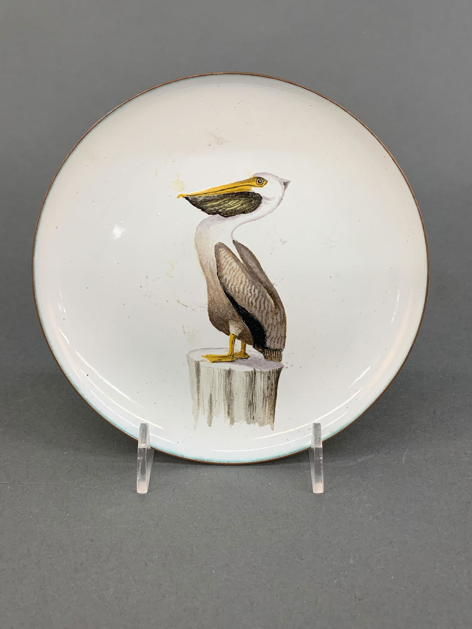 Enamel painted dish (1 of 4)