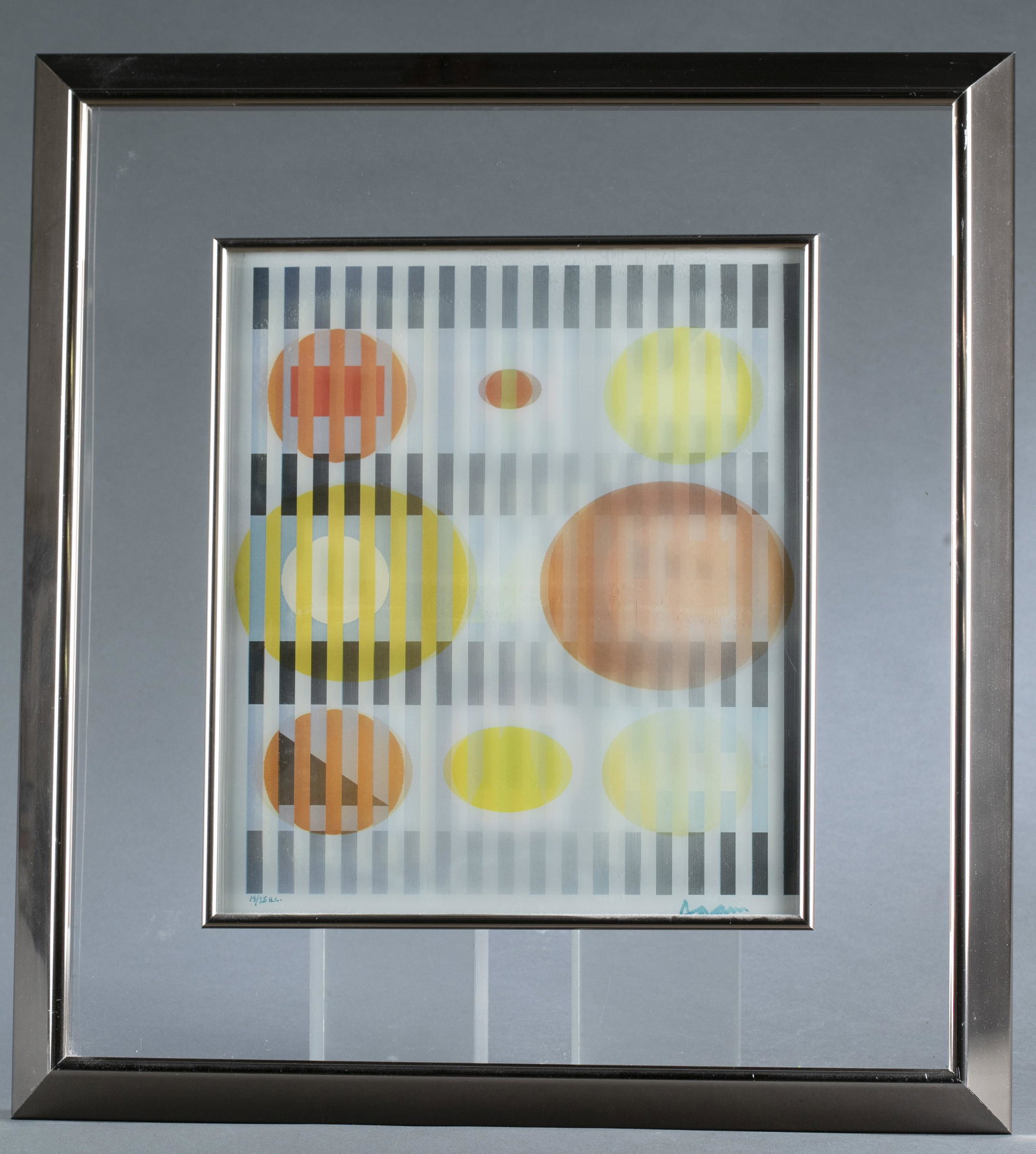 Agam. White Night. 1988. Agamograph. (1 of 6)