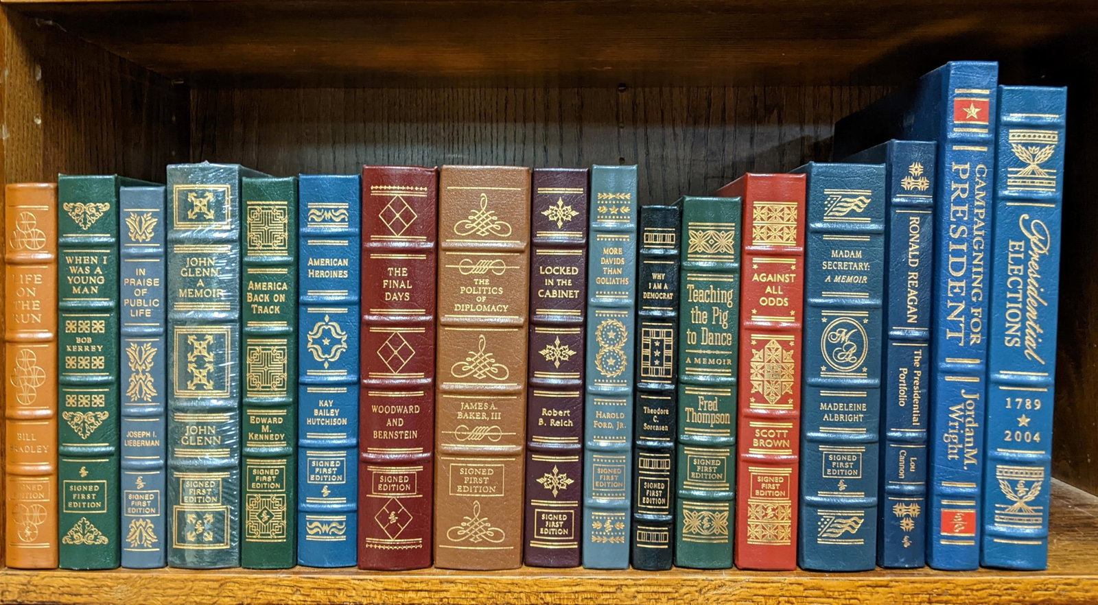 17 vols. Easton Press. Most signed. (1 of 1)