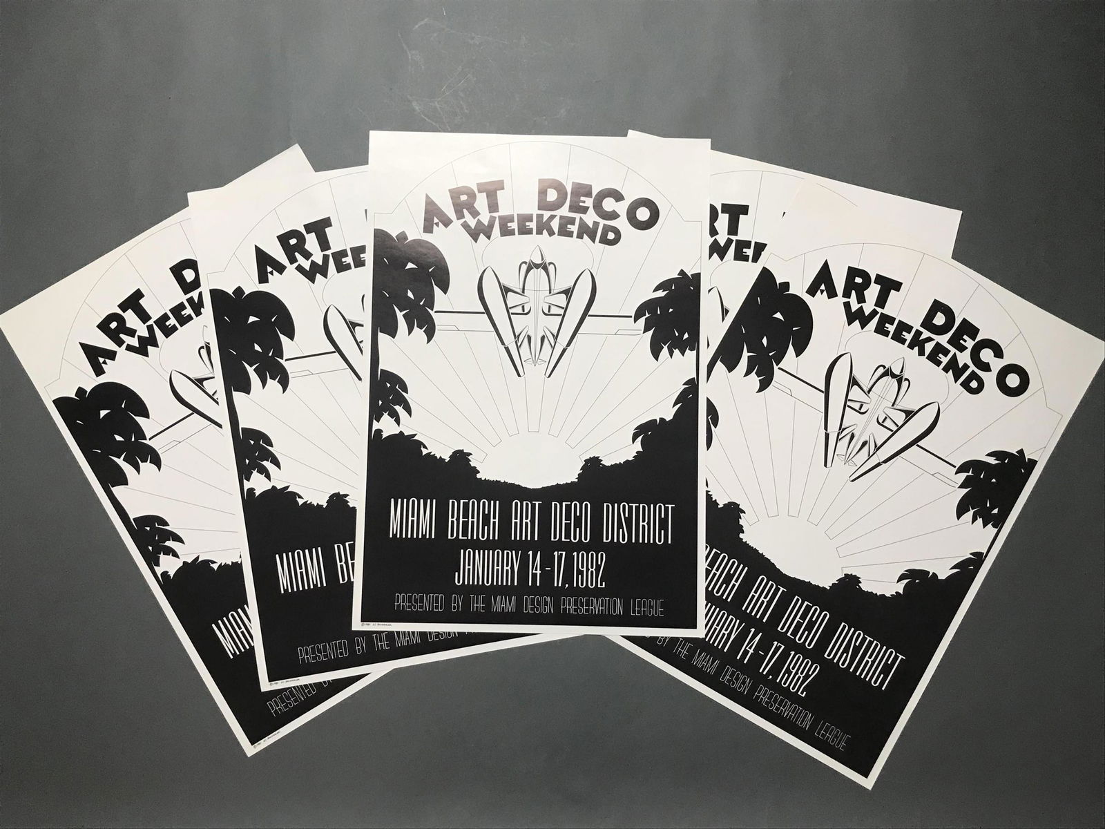 Vondracek. Ar Deco Weekend Posters. 1981. (1 of 4)