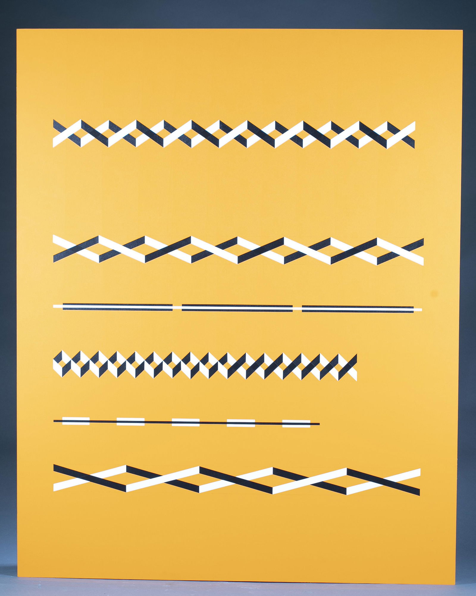 Richard Roth, "Mean Streak," A/P 2018.: Roth, Richard (Brooklyn, b.1946). "Mean Streak." Acrylic on wood panel. 2018. Signed and dated on verso. 60" x 48" .