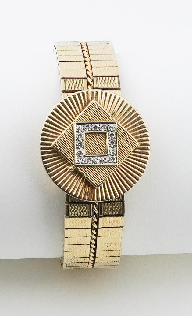 Vintage 14KYG and Diamond Elgin Ladies Watch (1 of 3)
