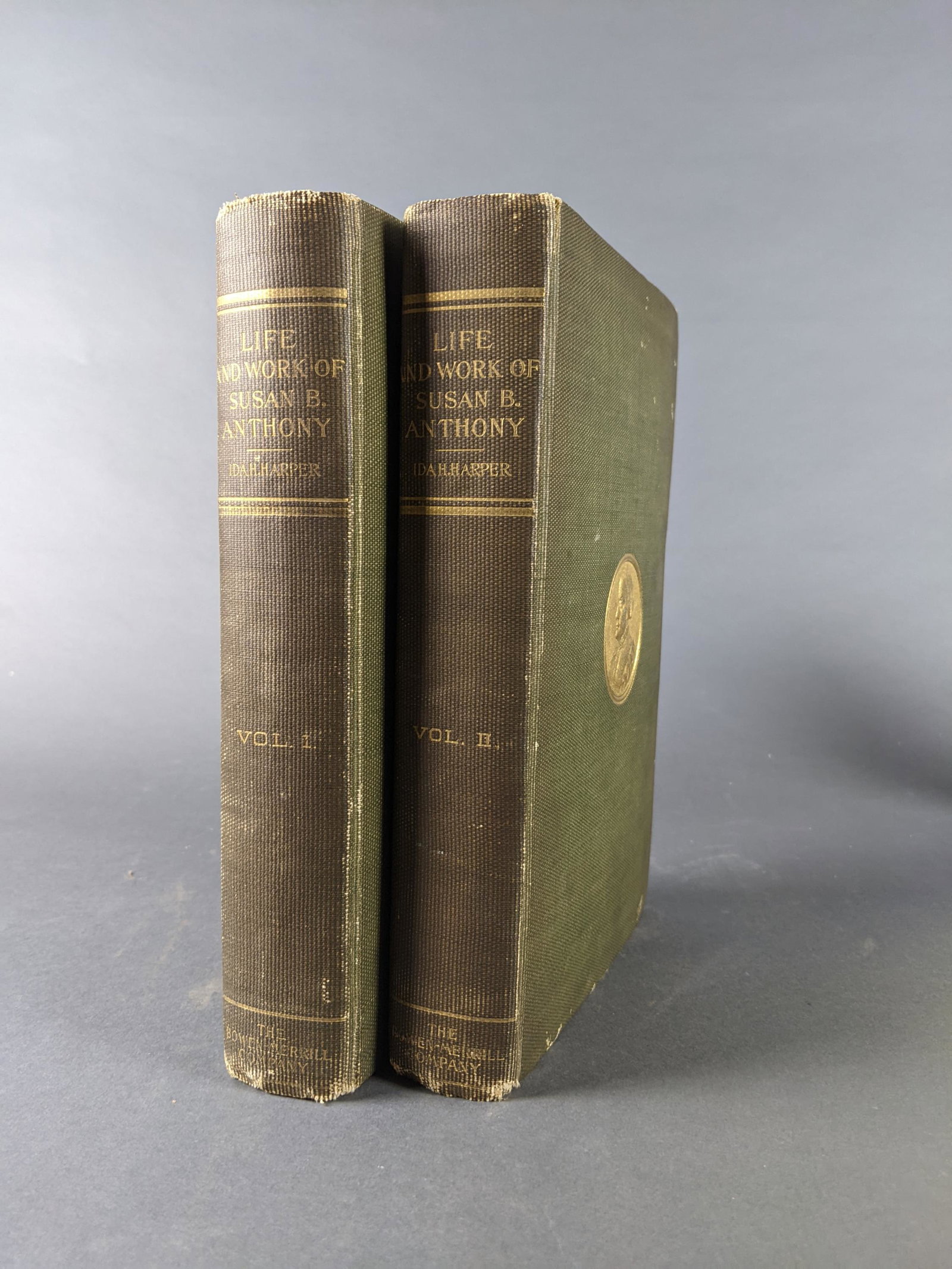 2 vols. Life and Work of Susan B. Anthony, Signed. (1 of 4)