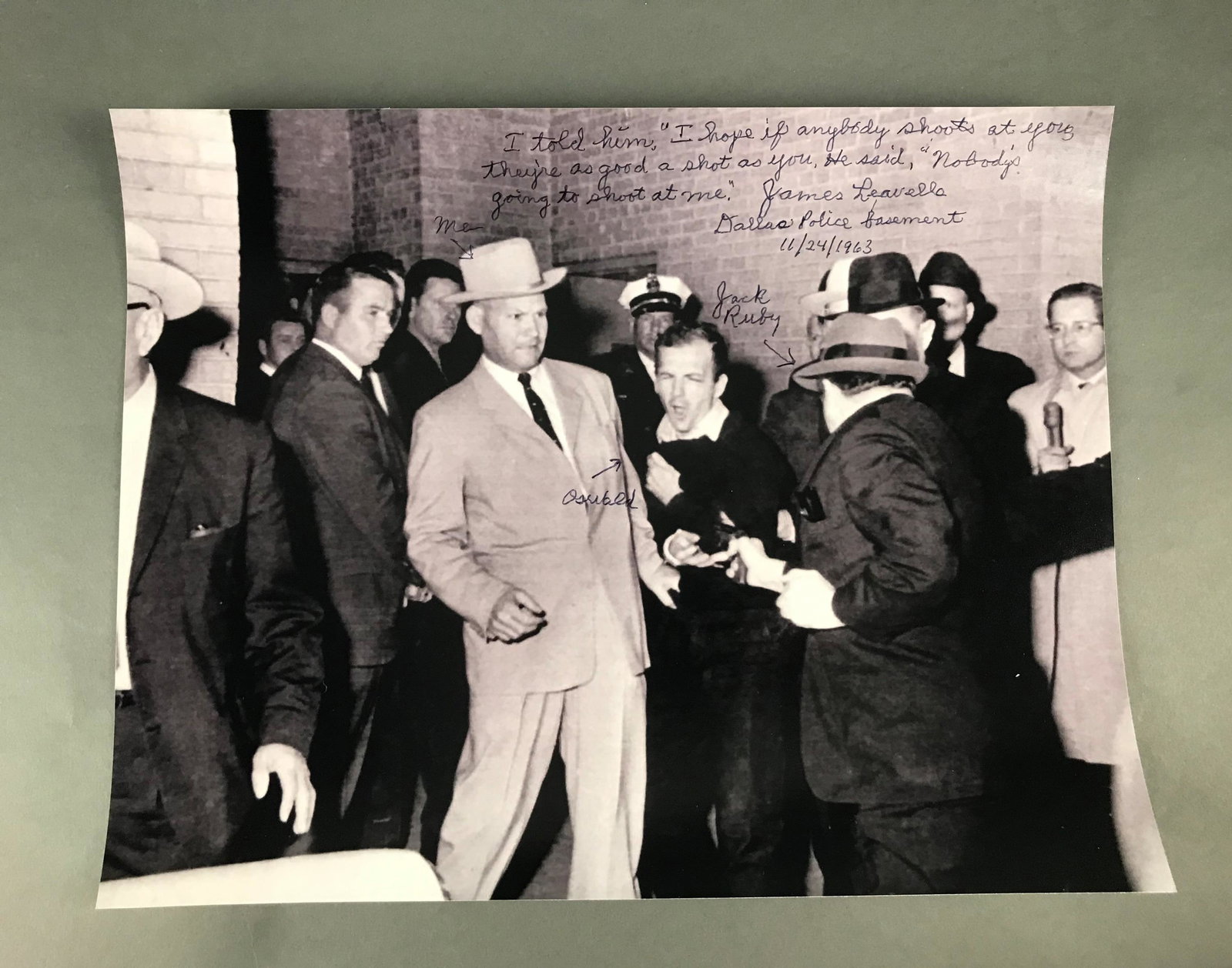 Signed James Leavelle Image (1 of 3)