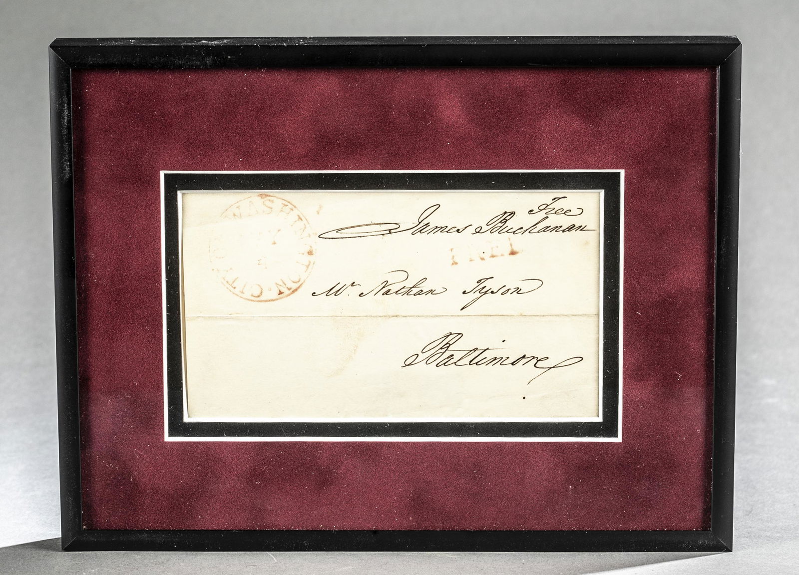 James Buchanan Signed Free Frank Envelope (1 of 2)