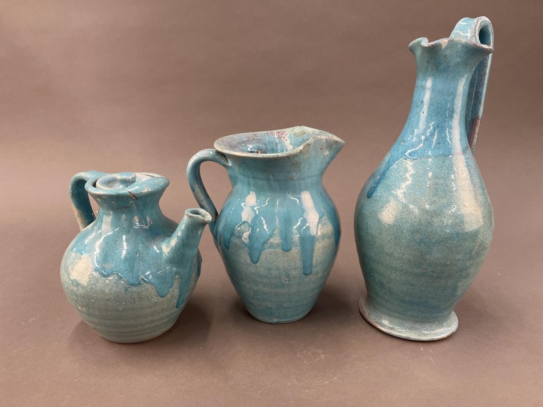 3 North State Pottery Co pieces. (1 of 10)