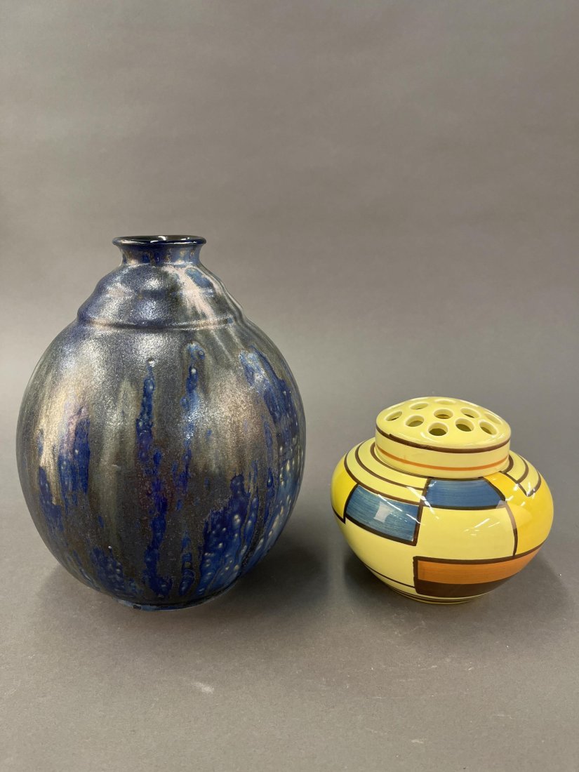 2 European pieces of pottery. (1 of 8)