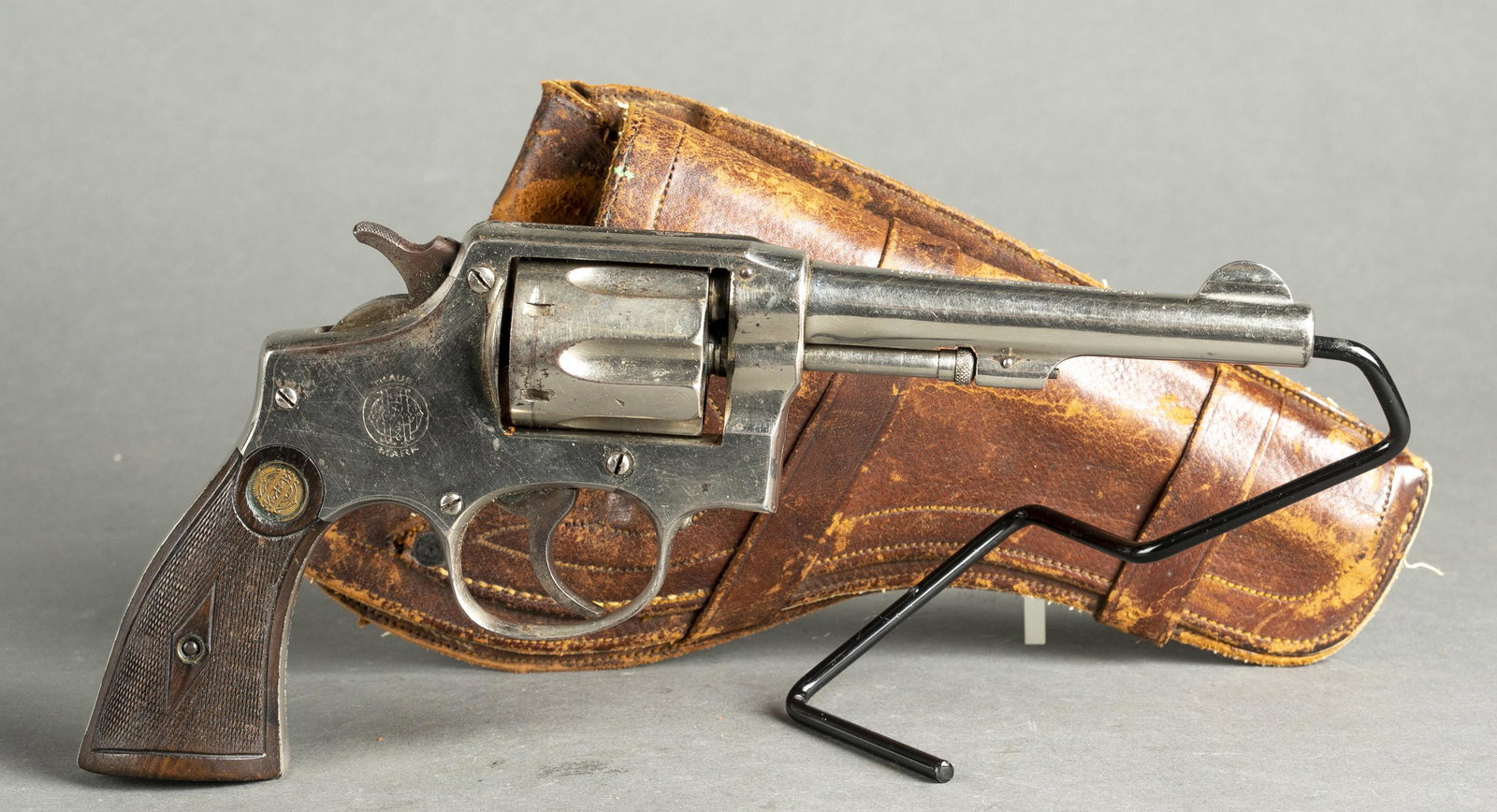 Orbea Hermanos revolver .38 special: [Modern Firearm] A Orbea Hermanos revolver in .38 special . Marked, "MADE BY OBBEA [sic] BROS. / SPAIN" on the left side of the frame. Marked, "38 SPECIAL CTG" on the left side of the barrel. Marked, 