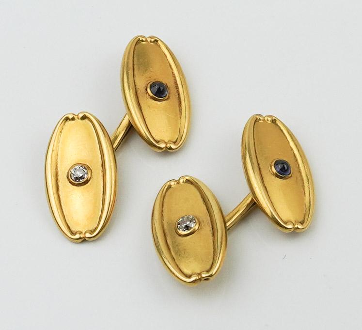Tiffany & Co. Vintage 18KYG Cufflinks (1 of 2)