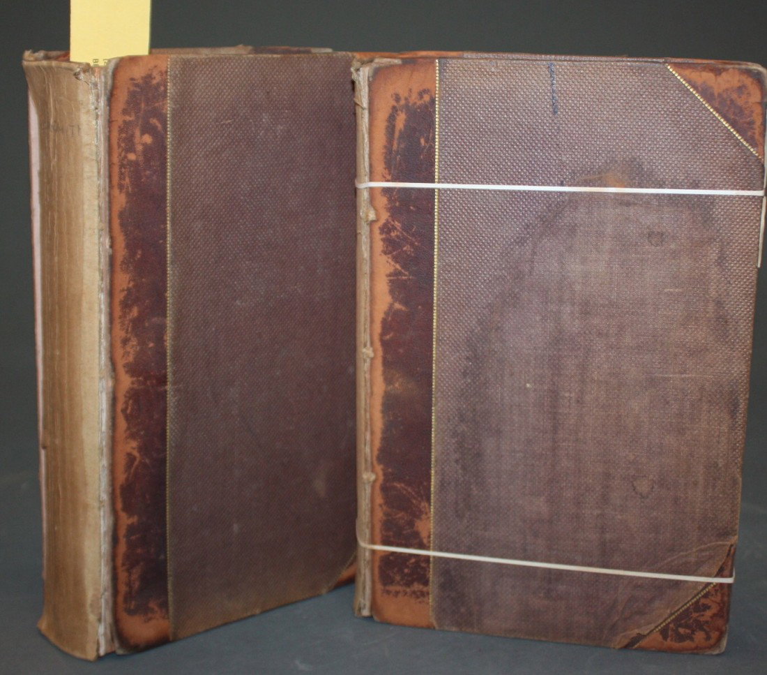 Goldsmith A HISTORY OF THE EARTH. 2 Vols. 1855-5: [Zoology]. Oliver Goldsmith. A History Of The Earth And Animated Nature. 2 Vols. Blackie & Son, 1855-1857. 8vo. Old half leather and cloth. 75 plates (1 folding): 2 color title plates, 36 color plates