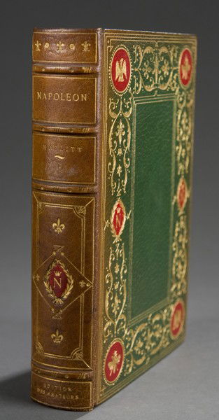22-volume set with LS by Napoleon Bonaparte.: [Bonaparte, Napoleon]. 5 Titles (22 Vols), one with an LS. ++ Memoirs Of Madame Junot (Duchesse D’Abrantes). 6 Vols. ++ Memoirs Of Napoleon by Louis Antoine Fauvelet de Bourriene. 4 Vols. ++ William