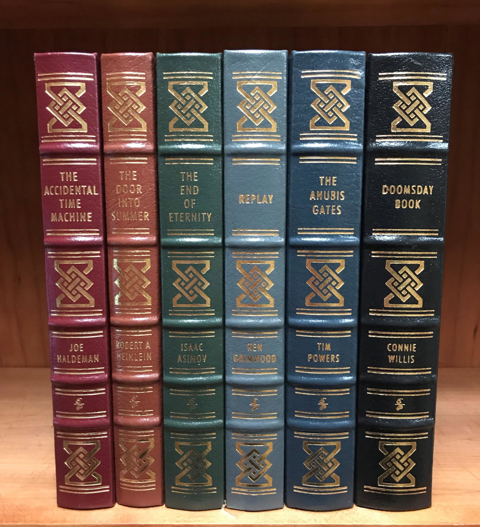 6 Vols. Easton. A Matter of Time Set.: [Easton][Set][SciFi]6 Volumes A Matter of Time Set. 2015. Science Fiction. The Easton Press. All editions bound in Leather with silk moire endpapers, all edges gilt, unless otherwise noted. ++ Isaac A