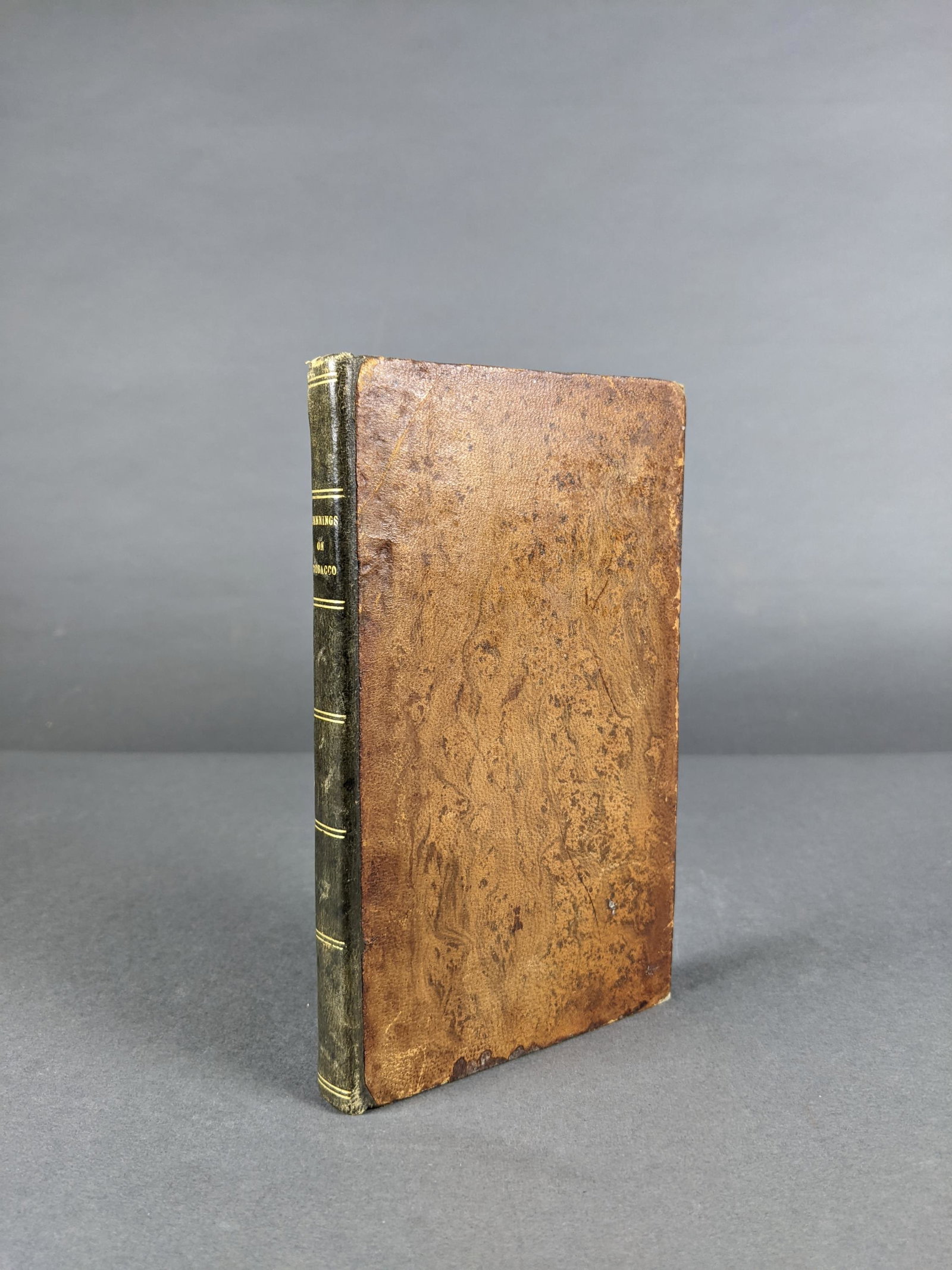 Jennings. A Practical Treatise...Tobacco. 1830.: [Medical] Jenning, James. A Practical Treatise on the History, Medical Properties and Cultivation of Tobacco. Sherwood, Gilbert and Piper, London, 1830. 8vo. vi, errata leaf, 159 pp, [1pp ad]. Bound i