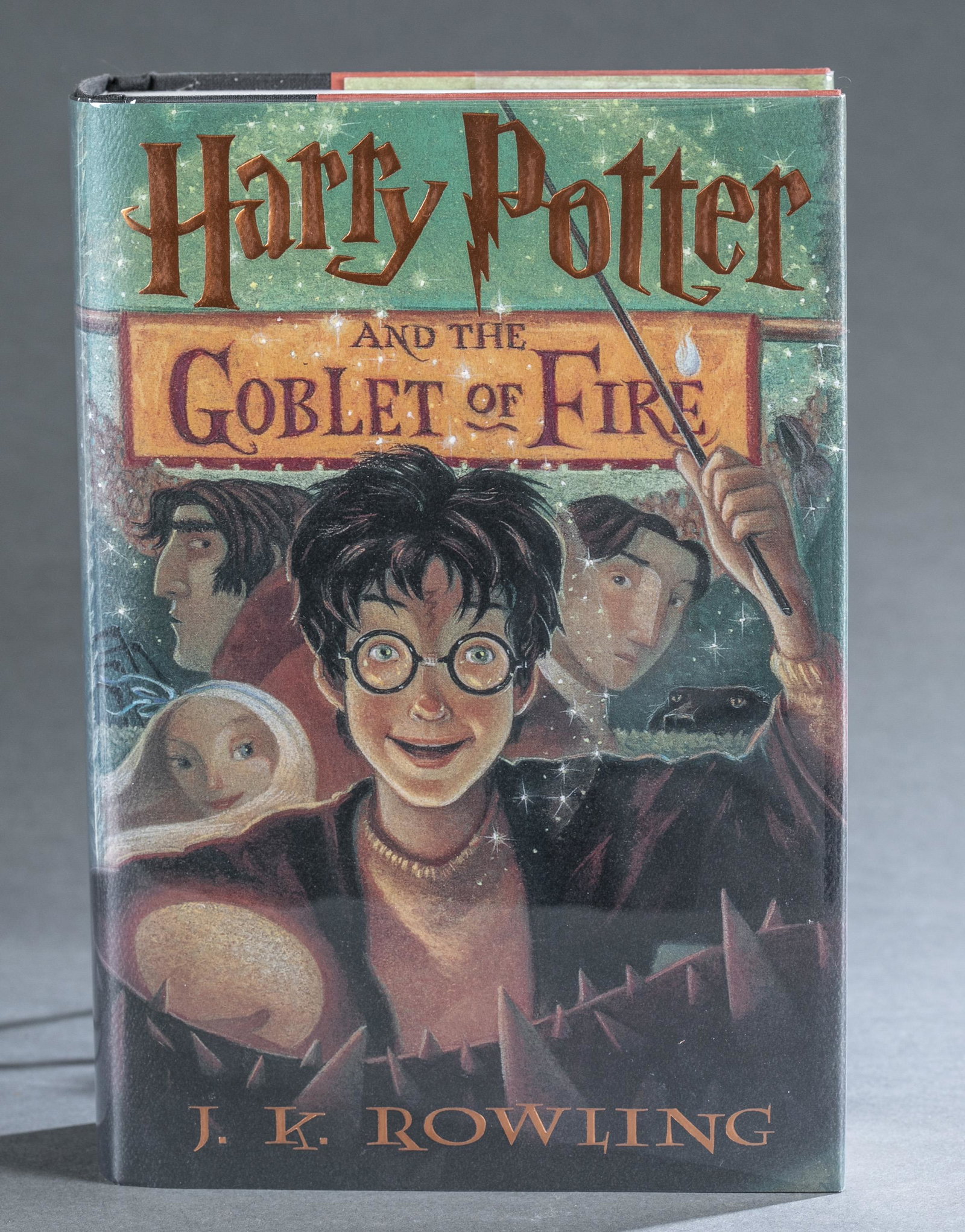 Rowling. Harry Potter and the Goblet of Fire. Sgd.: [Childrens] Rowling, J. K. Harry Potter and the Goblet of Fire. Arthur A. Levine Books, New York, July 2000. Signed by Rowling on title page in black pen. Stated First American Edition, First printing