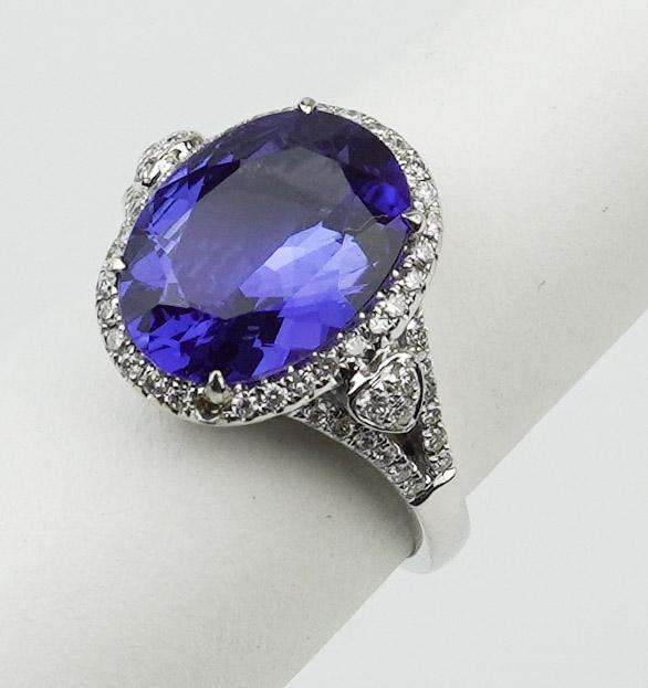 14K Tanzanite and Diamond Ring (1 of 3)