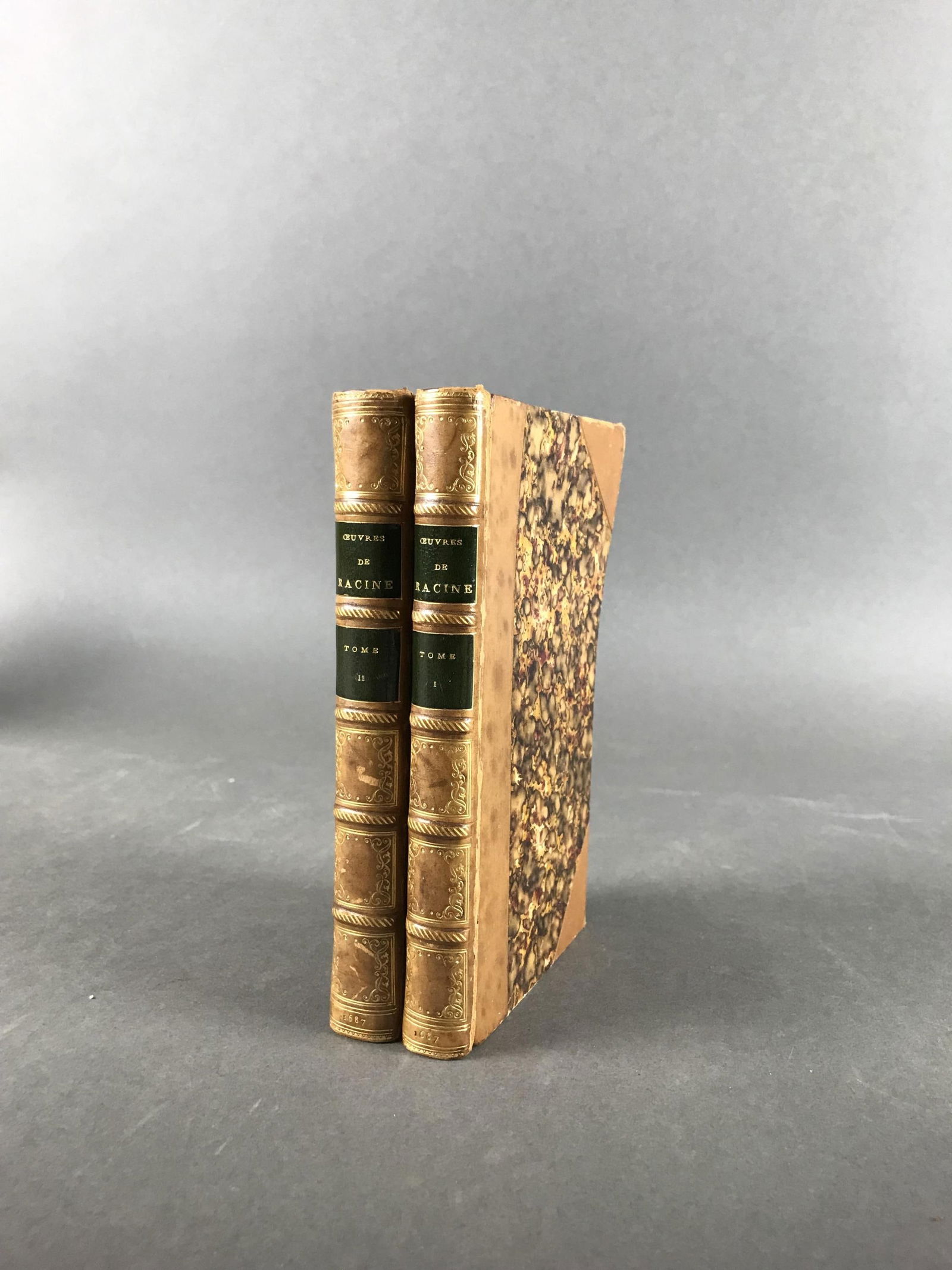 2 vols. Oeuvres de Racine. 1687. (1 of 3)