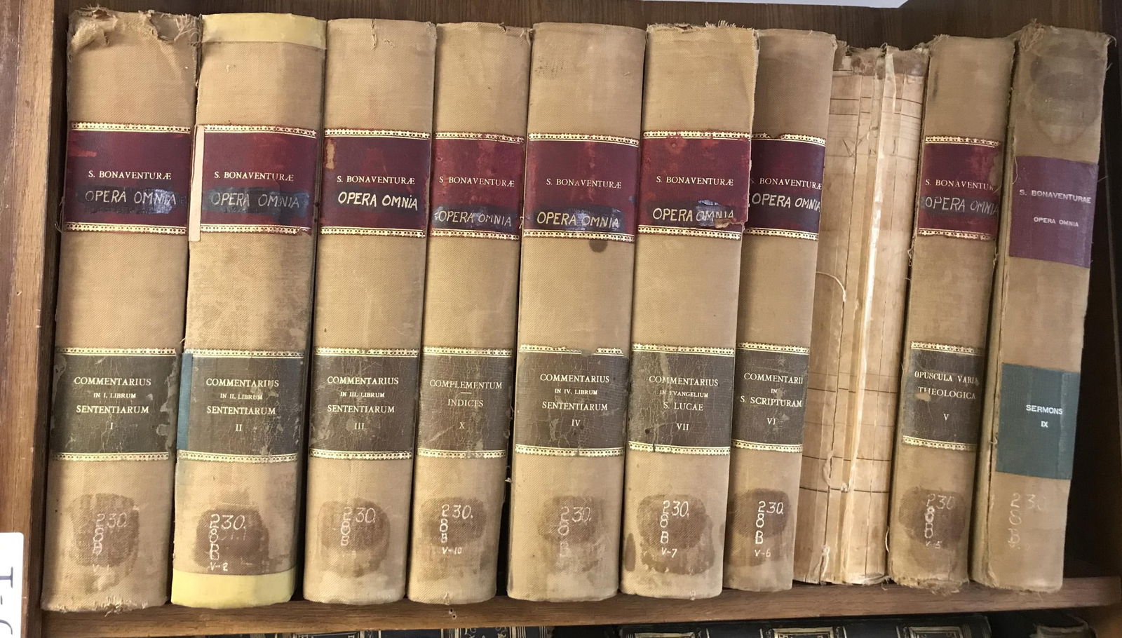 11 Vols. Doctoris Seraphici Bonaventurae (1 of 1)