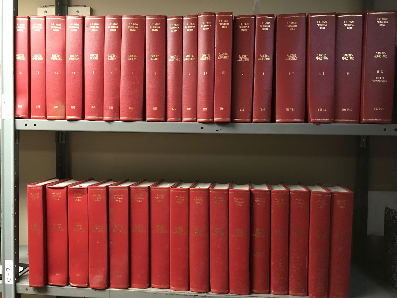 35 Vols. By J.P. Migne. (1 of 5)