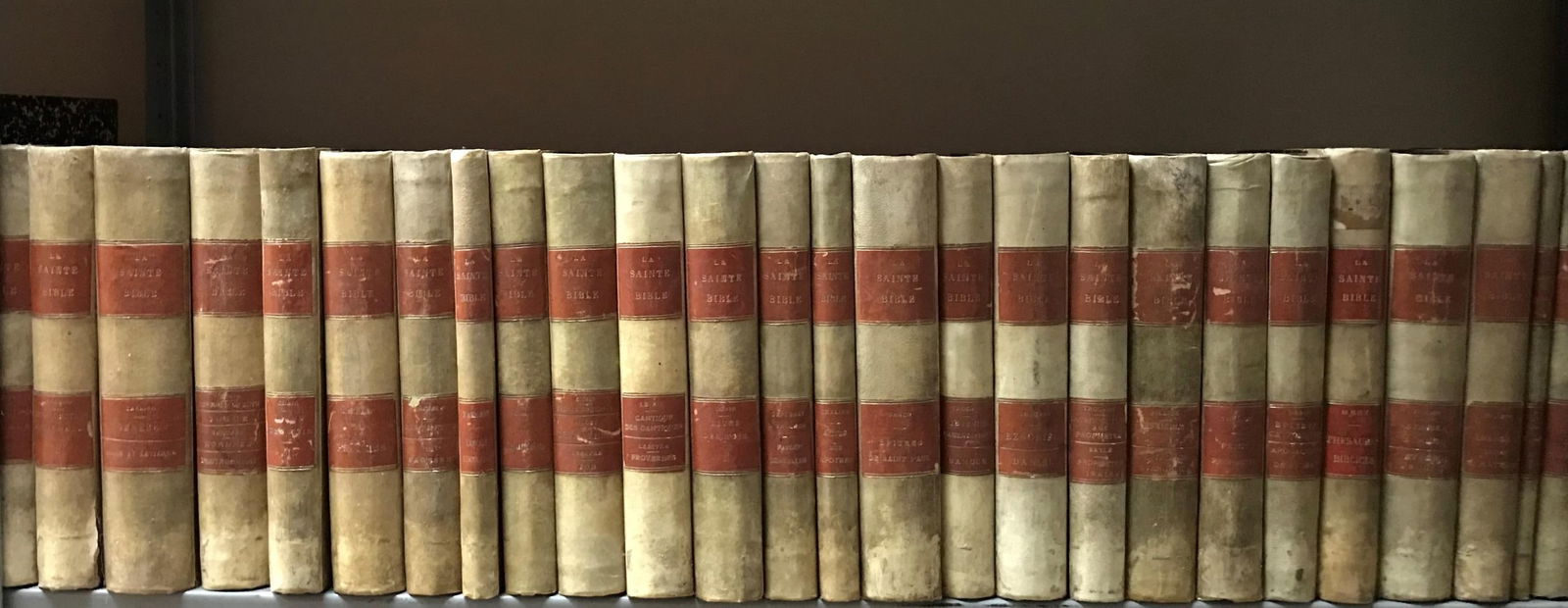 26 Vols. of La Sainte Bible (1 of 5)