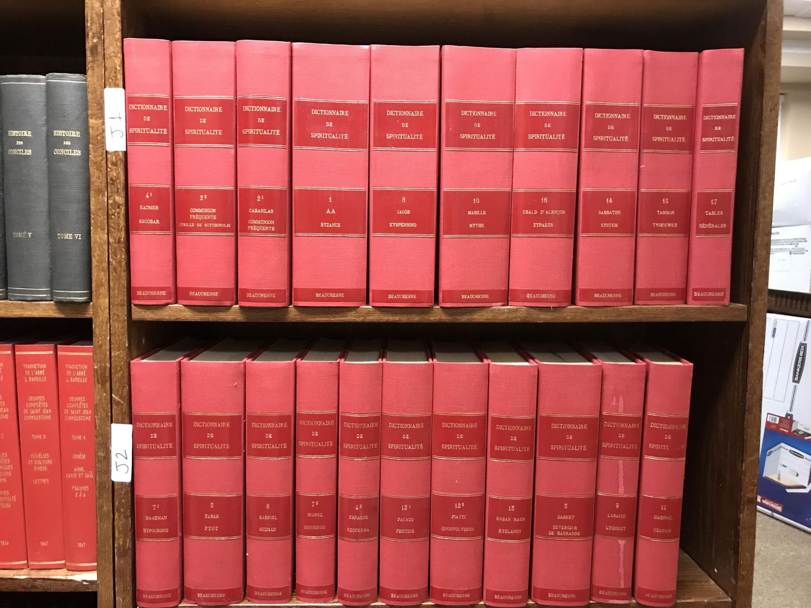 21 Vols. Dictionnaire De Spiritualite (1 of 6)