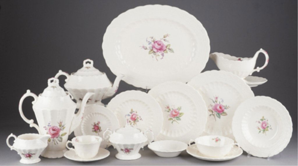 221 Spode Fine China Set Billingsley Rose 116 Pieces