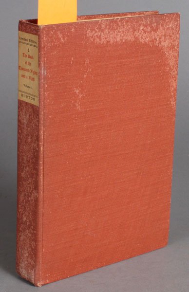 [Arabian Nights]. 17 Vols. Mecca Edition, 529/1000: [Middle East/Arabian Nights]. Richard Burton. A Plain And Literal Translation Of The Arabian Nights Entertainments, Now Entituled The Book Of The Thousand Nights And A Night: With Introduction, Explan